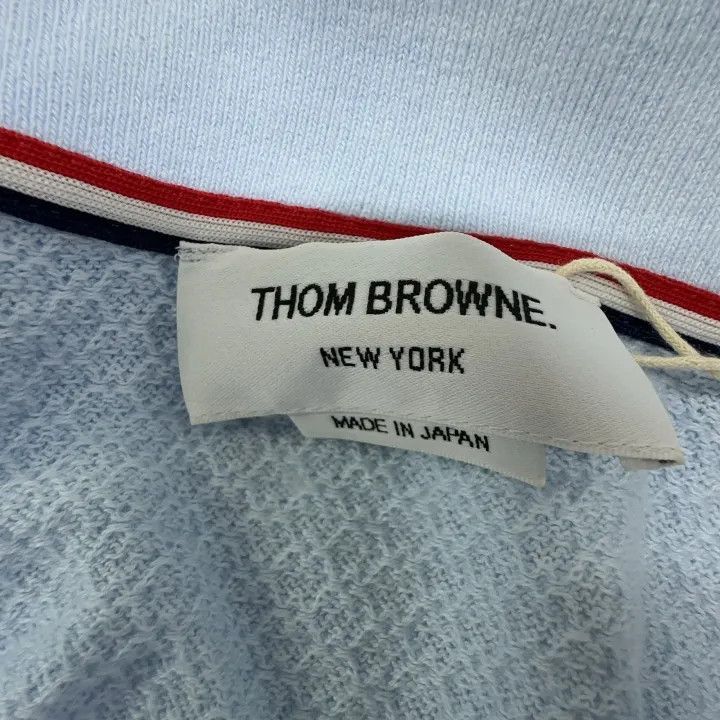 Thom Browne Thom Browne Striped Short Sleeve Polo Shirt -2507 Size M / US 6-8 / IT 42-44 - 2 Thumbnail