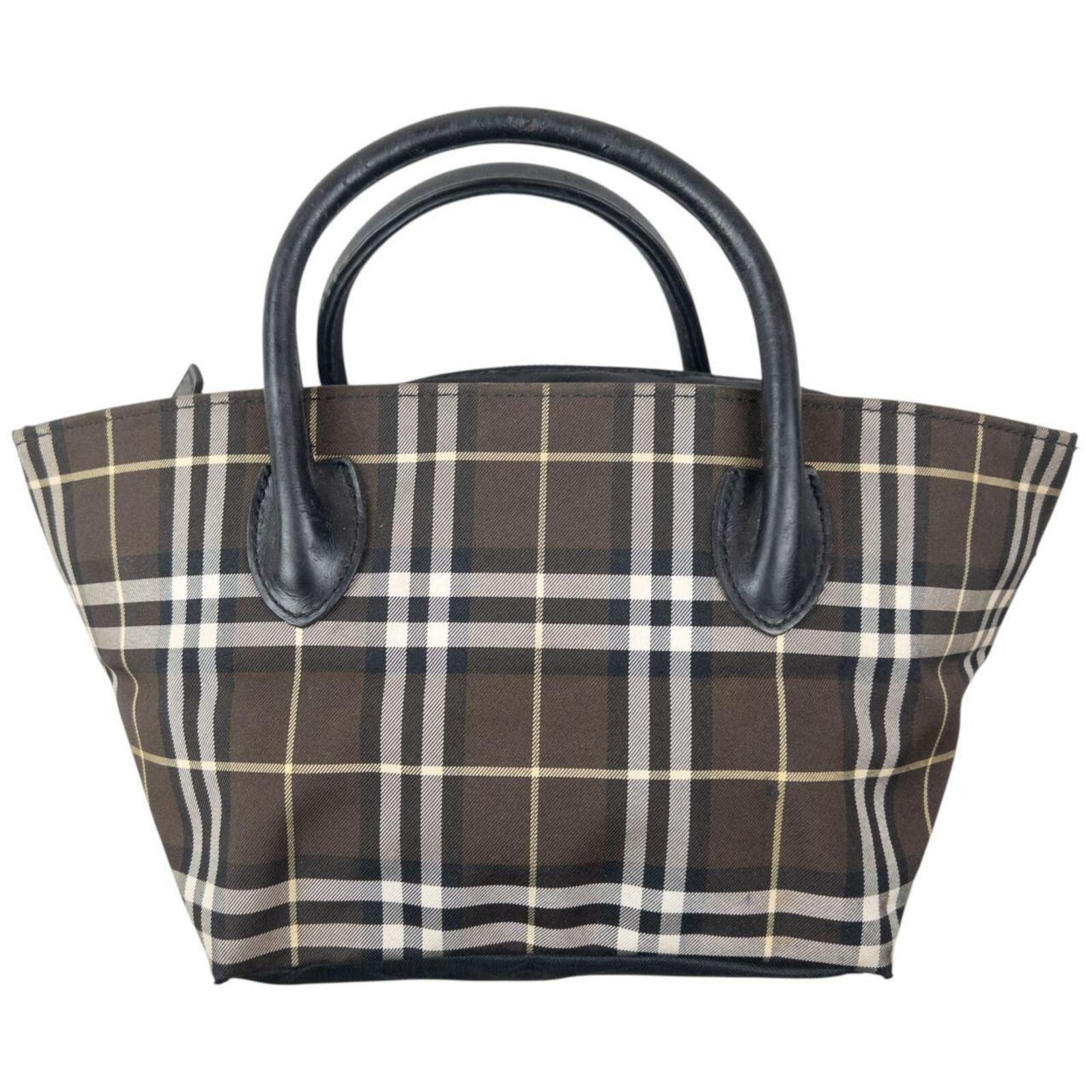 Burberry Vintage 2000s Burberry Blue Label Nova Check Handbag Size ONE SIZE - 1 Thumbnail
