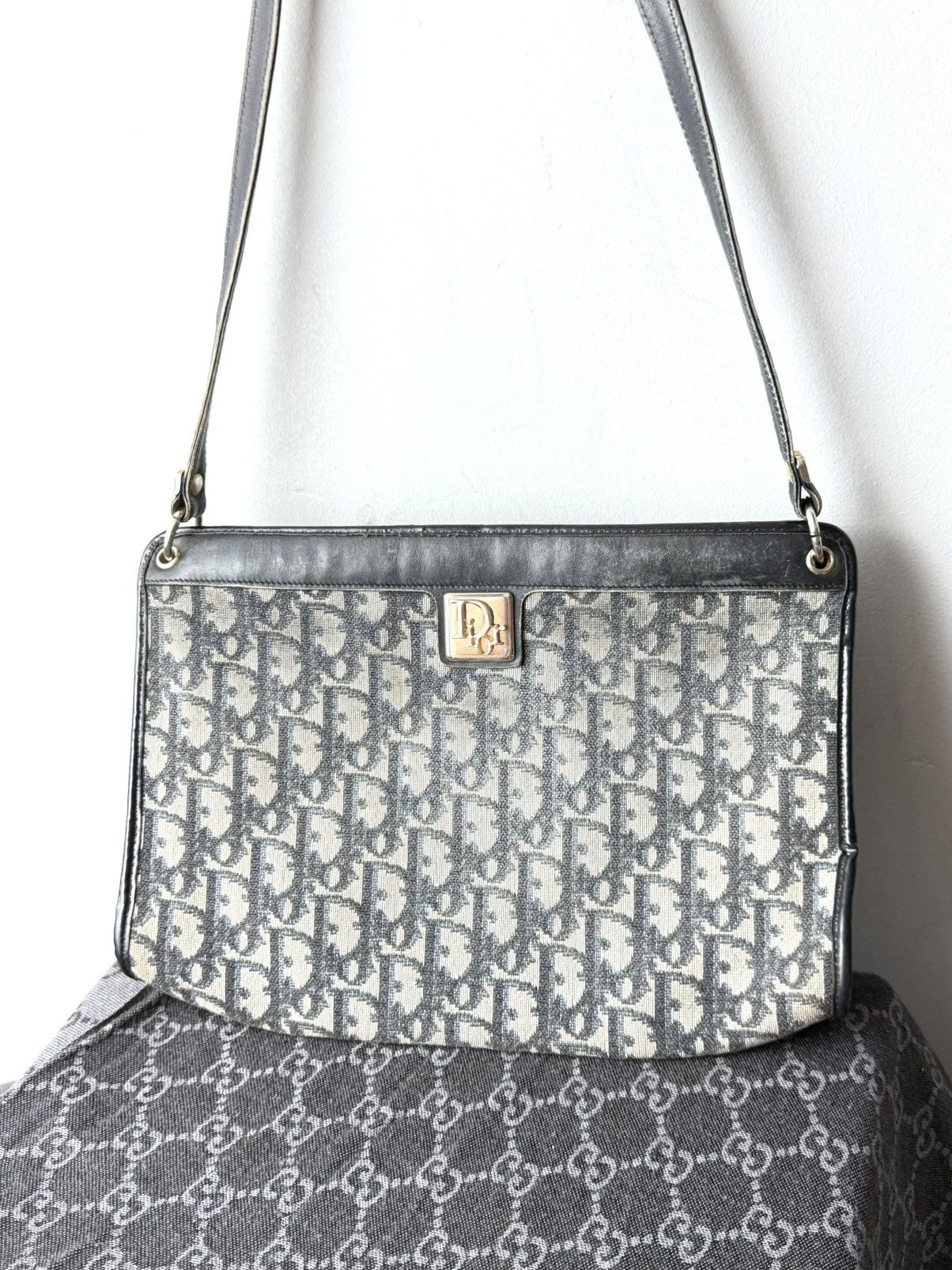 Dior 💥Rare! Vintage Dior Hand Bag Monogram Y2K Archive Size ONE SIZE - 2 Thumbnail