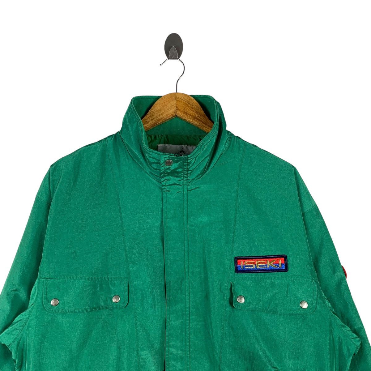 Japanese Brand × Vintage Vintage ISEKI Japanese Outdoor Sportswear Small Logo Jacket Size US XL / EU 56 / 4 - 4 Thumbnail