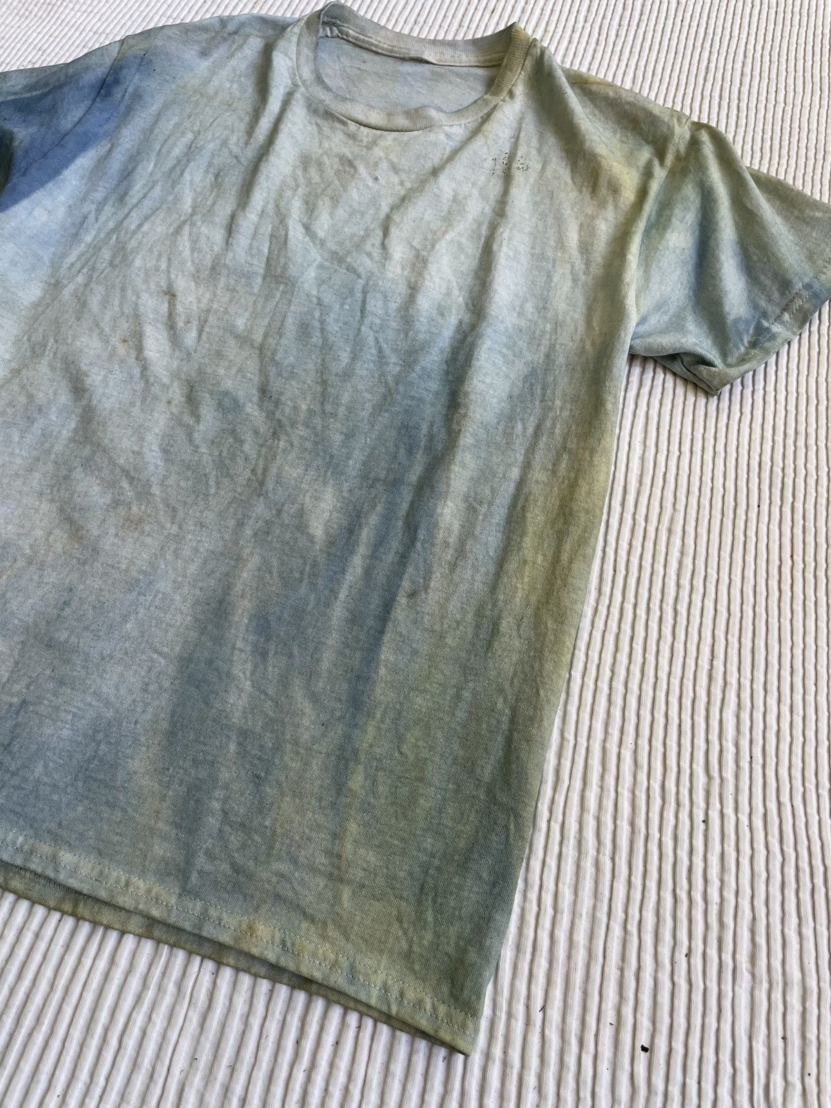 Other Sun Faded Dirty Dye Indigo Tee Size US M / EU 48-50 / 2 - 5 Thumbnail