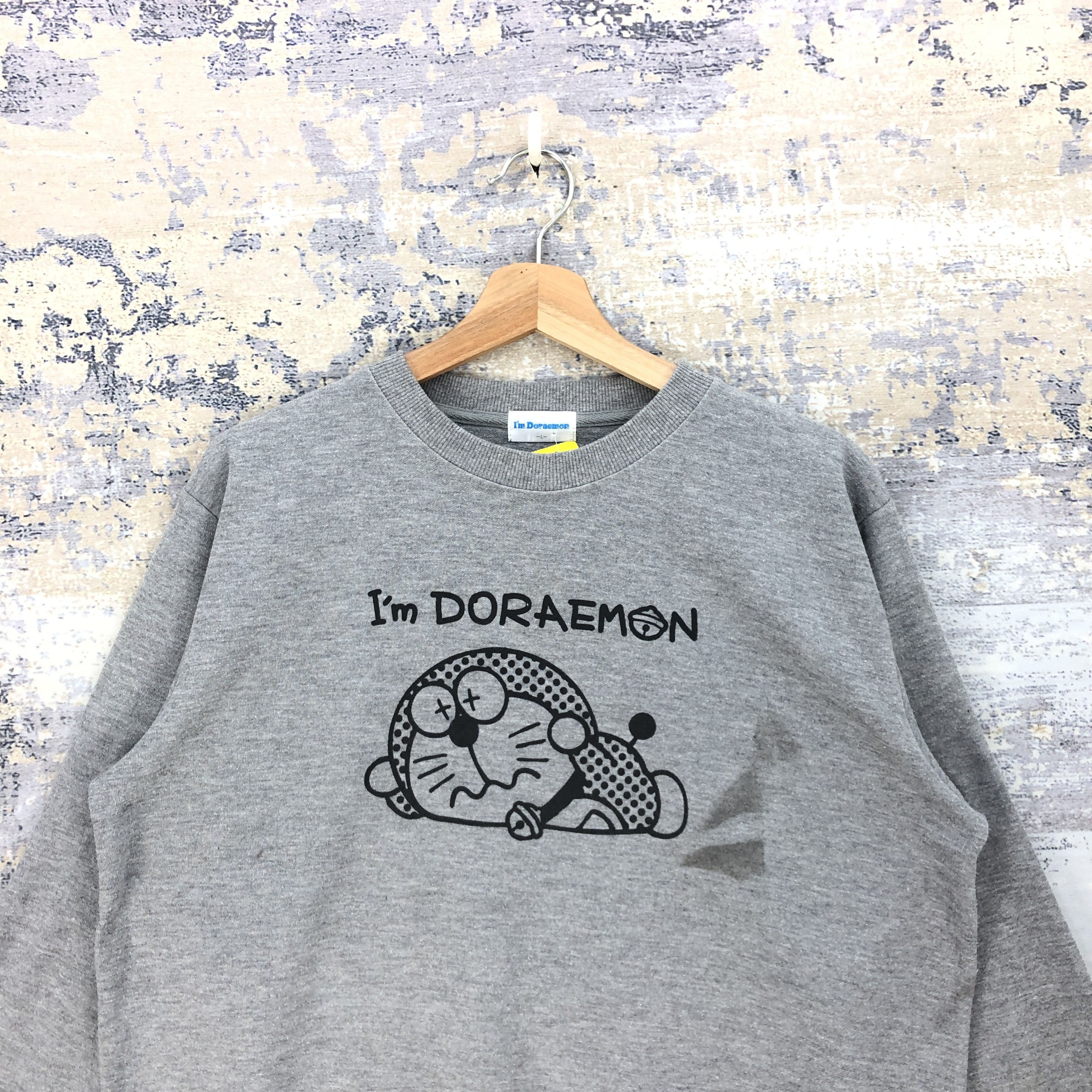 Anime × Japanese Brand × Vintage Vintage I'm Doraemon Sweater Japanese Cartoon Sweatshirt Size US L / EU 52-54 / 3 - 3 Thumbnail