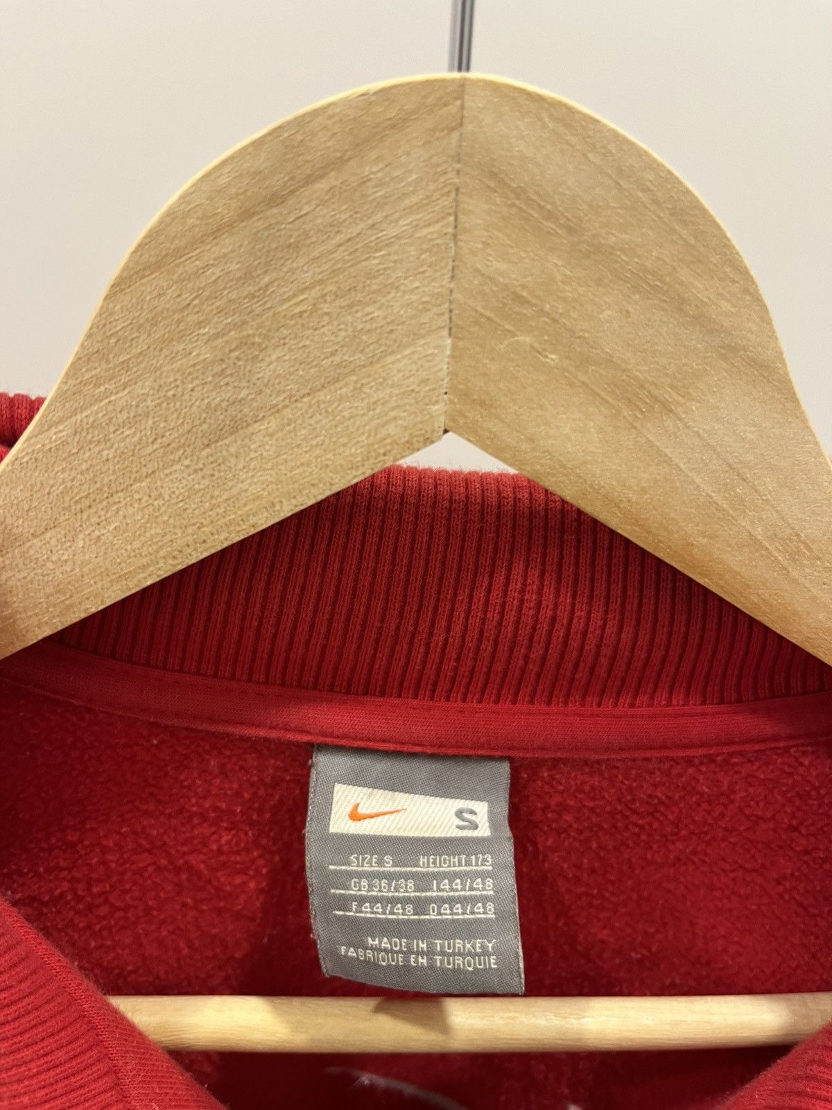 Nike Vintage Nike Full Zip Up Hoodie Team Nike Swoosh 00s Sz S Size US S / EU 44-46 / 1 - 4 Thumbnail