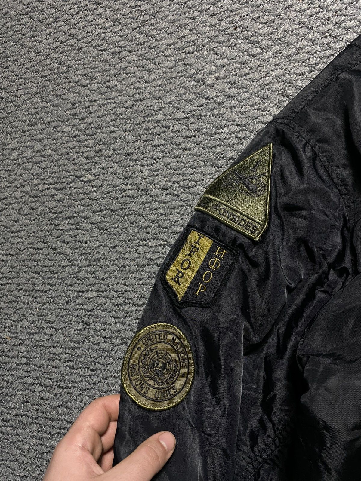 MA-1 BOMBER JACKET RAF SIMONS RIOT STYLE