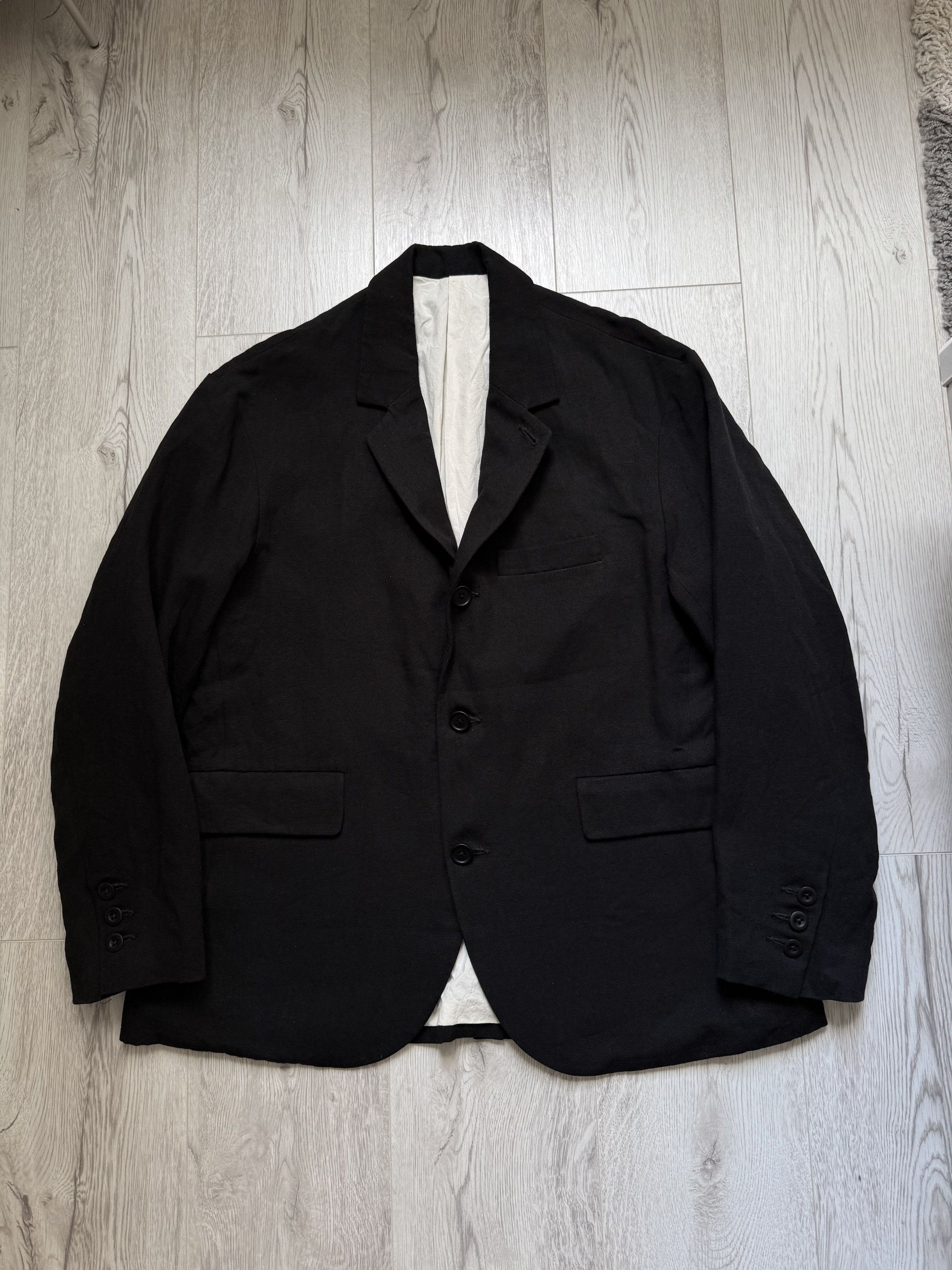 Evan Kinori Bellow Pocket Jacket- Yarn Dyed Wool Linen | Grailed