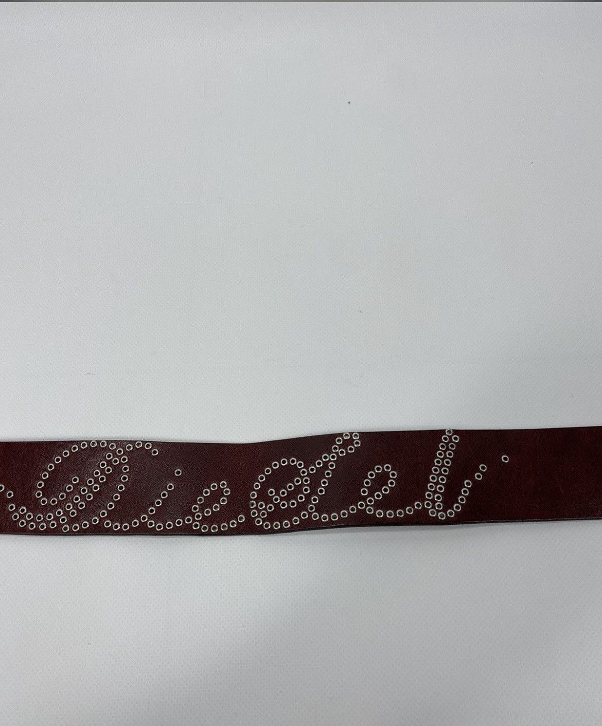 Diesel Studded Diesel Horseshoe Cowboy Western Big Leather Size 34 - 8 Thumbnail