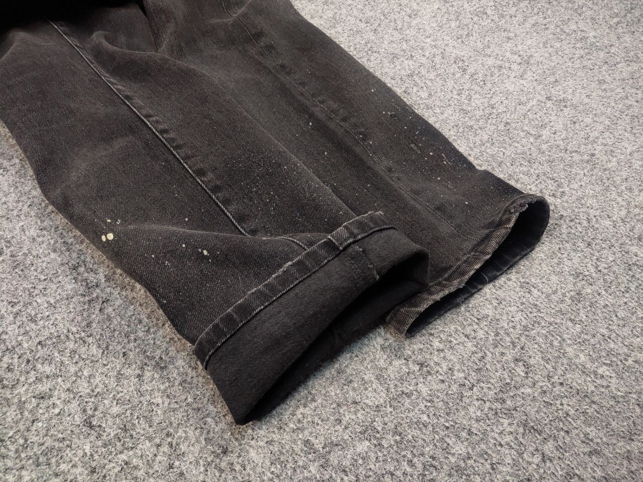 R13 R13 Stove Pipe Japanese Denim Design Paint straight Jeans Size 26" / US 2 / IT 38 - 12 Thumbnail