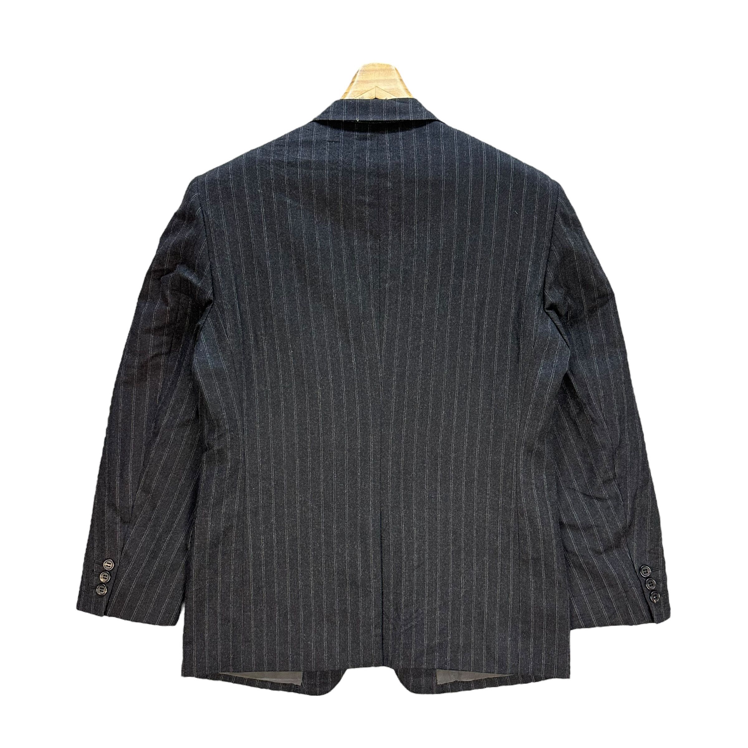 Margaret Howell MARGARET HOWELL Striped Suit Jacket Wool Blazer #A60-1374 Size US M / EU 48-50 / 2 - 10 Thumbnail
