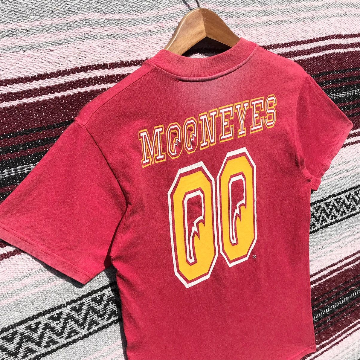 Japanese Brand Vintage 90s Moon Eyes Tee Moon Eyes Equipment Co. SunFaded Size US S / EU 44-46 / 1 - 6 Thumbnail
