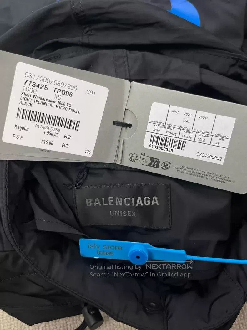 Balenciaga Balenciaga Brand Logo Printed Round Neck Buttoned Long Sle Size US XS / EU 42 / 0 - 5 Thumbnail