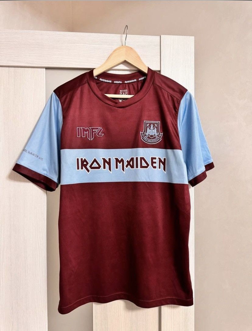 Iron Maiden Vintage Jersey Iron Maiden X West Ham United Home Size US M / EU 48-50 / 2 - 4 Thumbnail