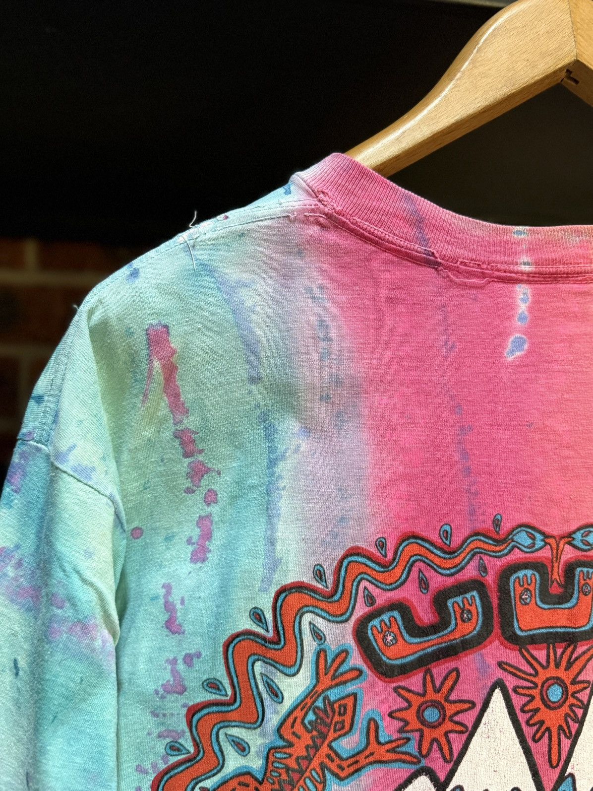 Arts & Science Vintage 90s Art Earth Tribe Tie Dye Tee Size US L / EU 52-54 / 3 - 4 Thumbnail