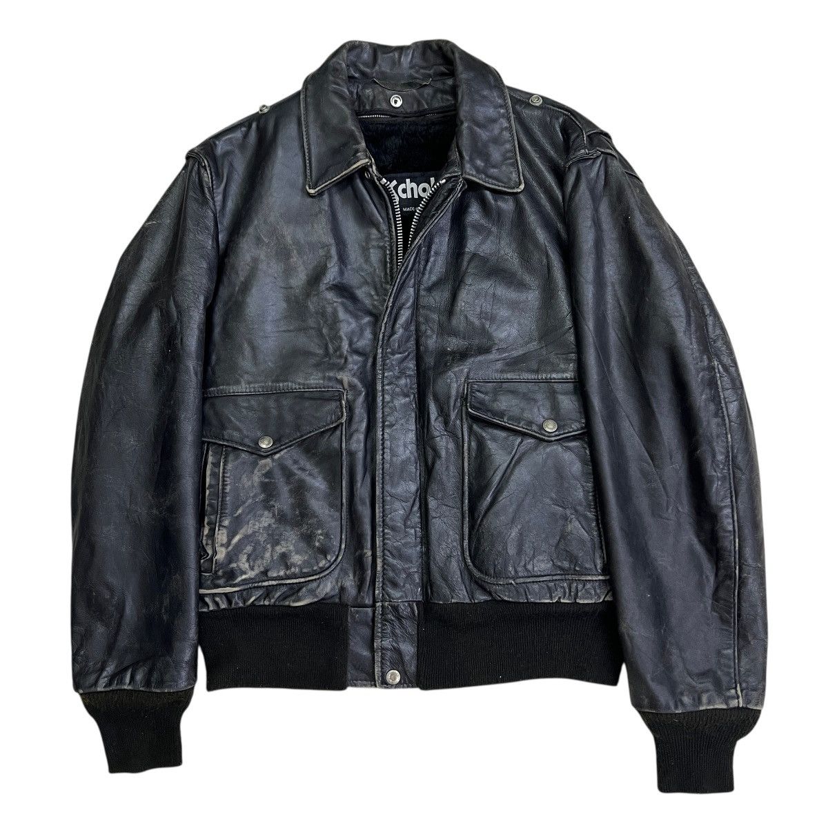 Schott × Supreme Supreme Schott Suede A-2 jacket SS18 | Grailed