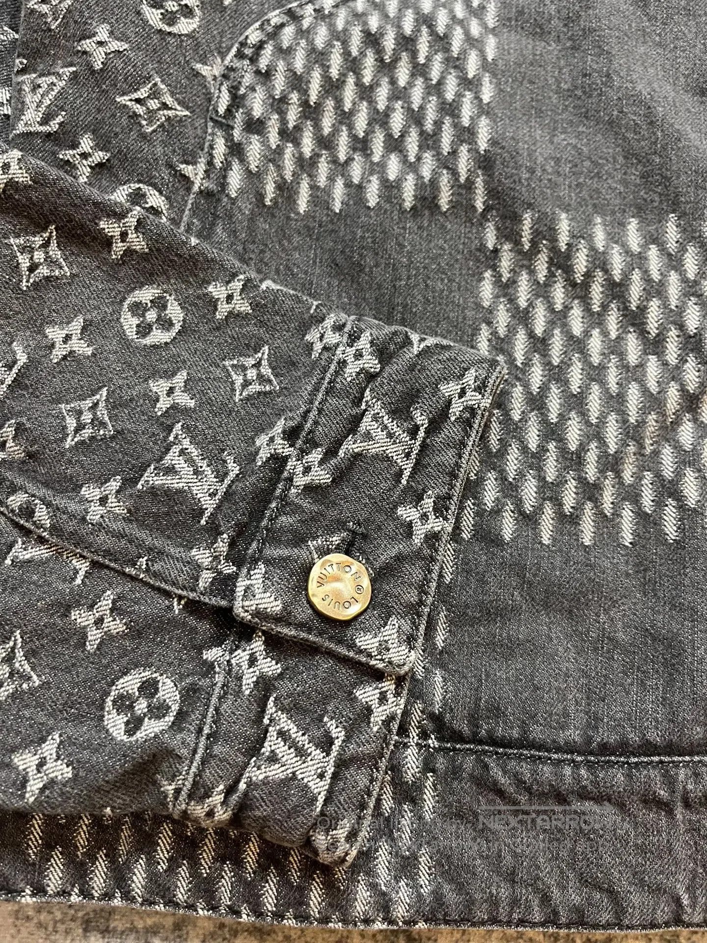 Louis Vuitton Louis Vuitton Denim jacket (rare large size)| Size US XL / EU 56 / 4 - 3 Thumbnail