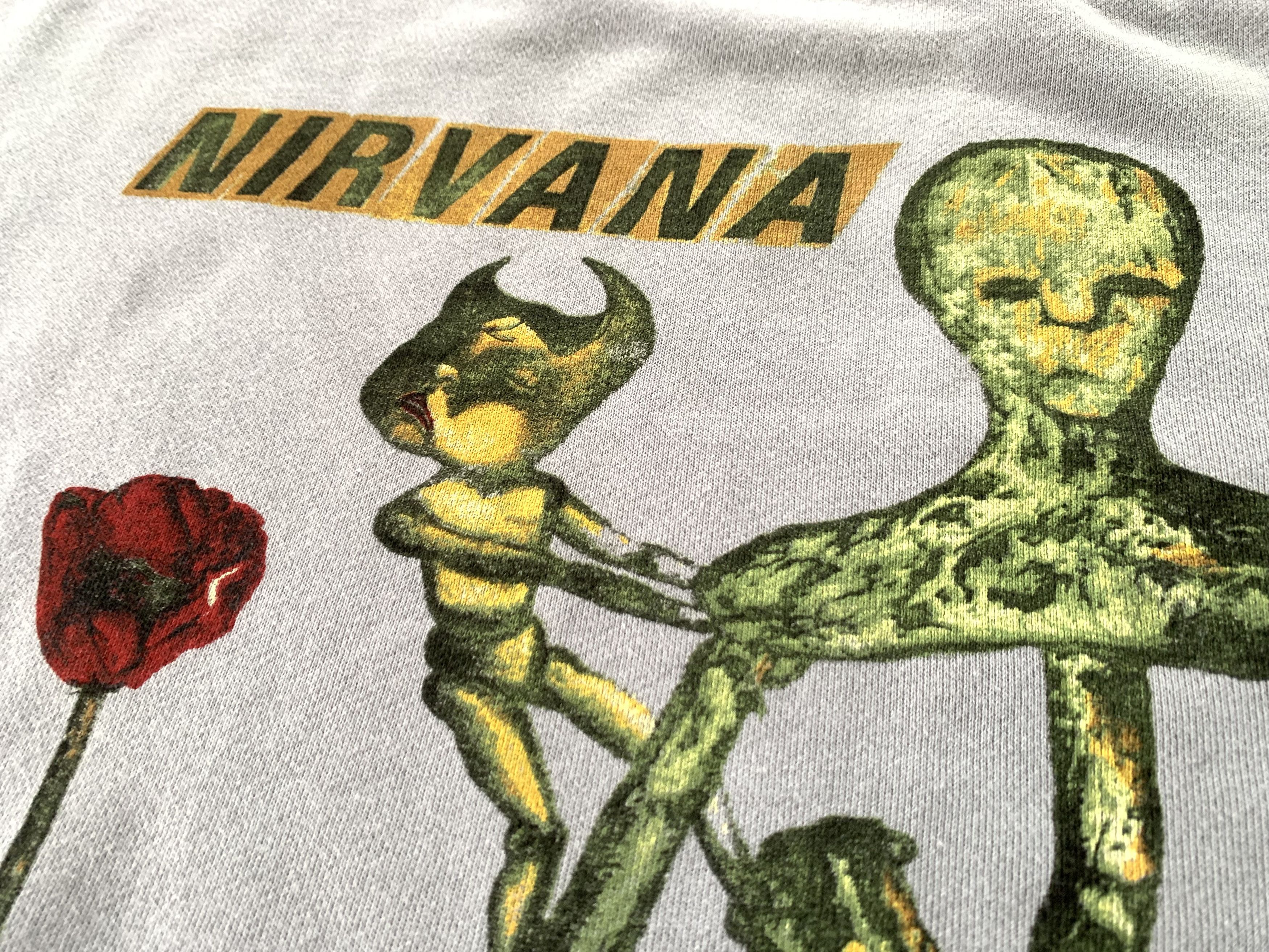 Band Tees × Nirvana Nirvana Isecticide Cotton Printed Sweatshirt Size US L / EU 52-54 / 3 - 9 Thumbnail