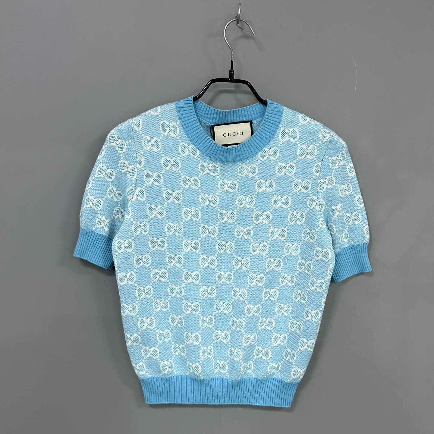 Gucci Gucci Knit Blue Sweater S Women Size S / US 4 / IT 40 - 1 Thumbnail