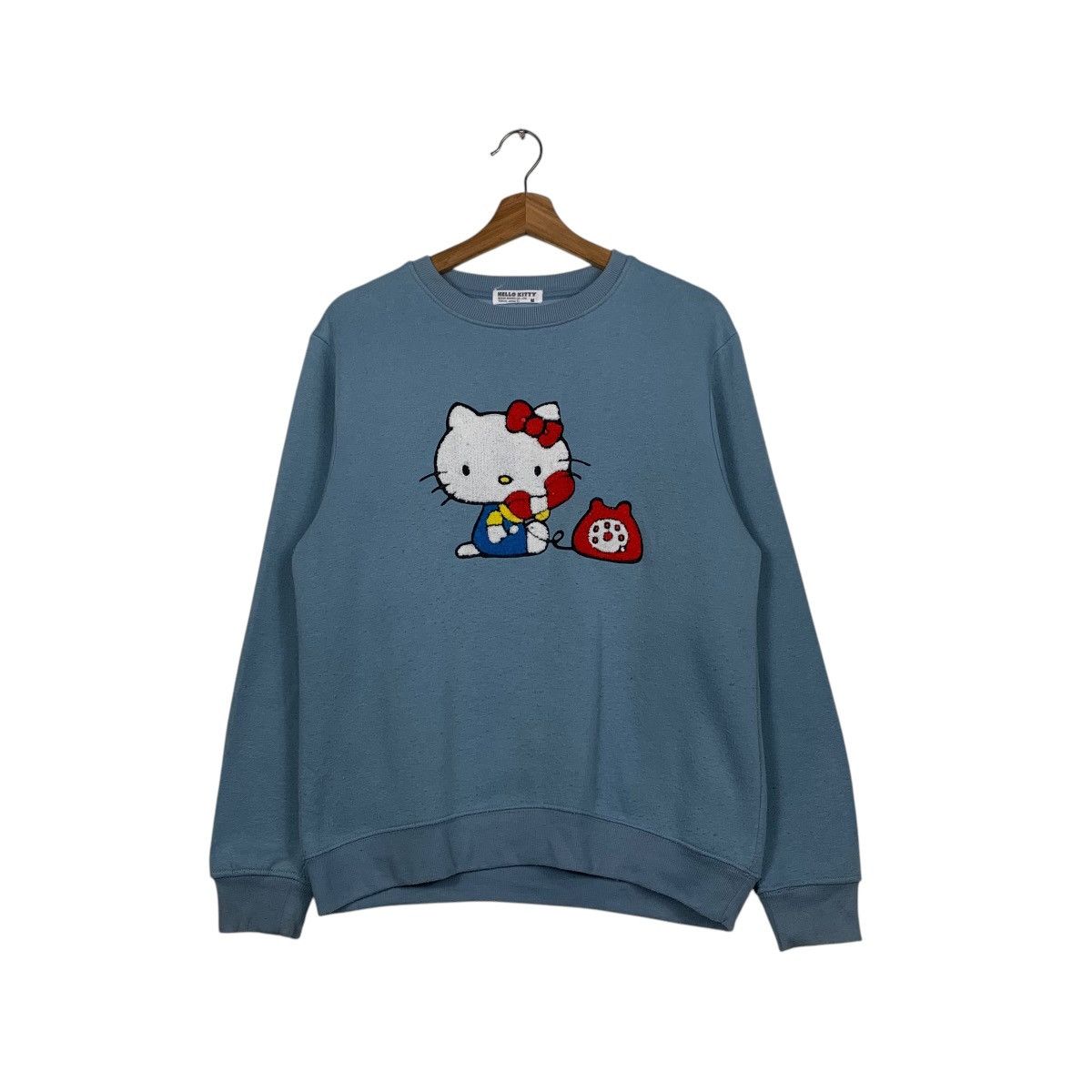 Cartoon Network HELLO KITTY Big Logo Crewneck Sweatshirts #1683-C75 Size M / US 6-8 / IT 42-44 - 1 Thumbnail