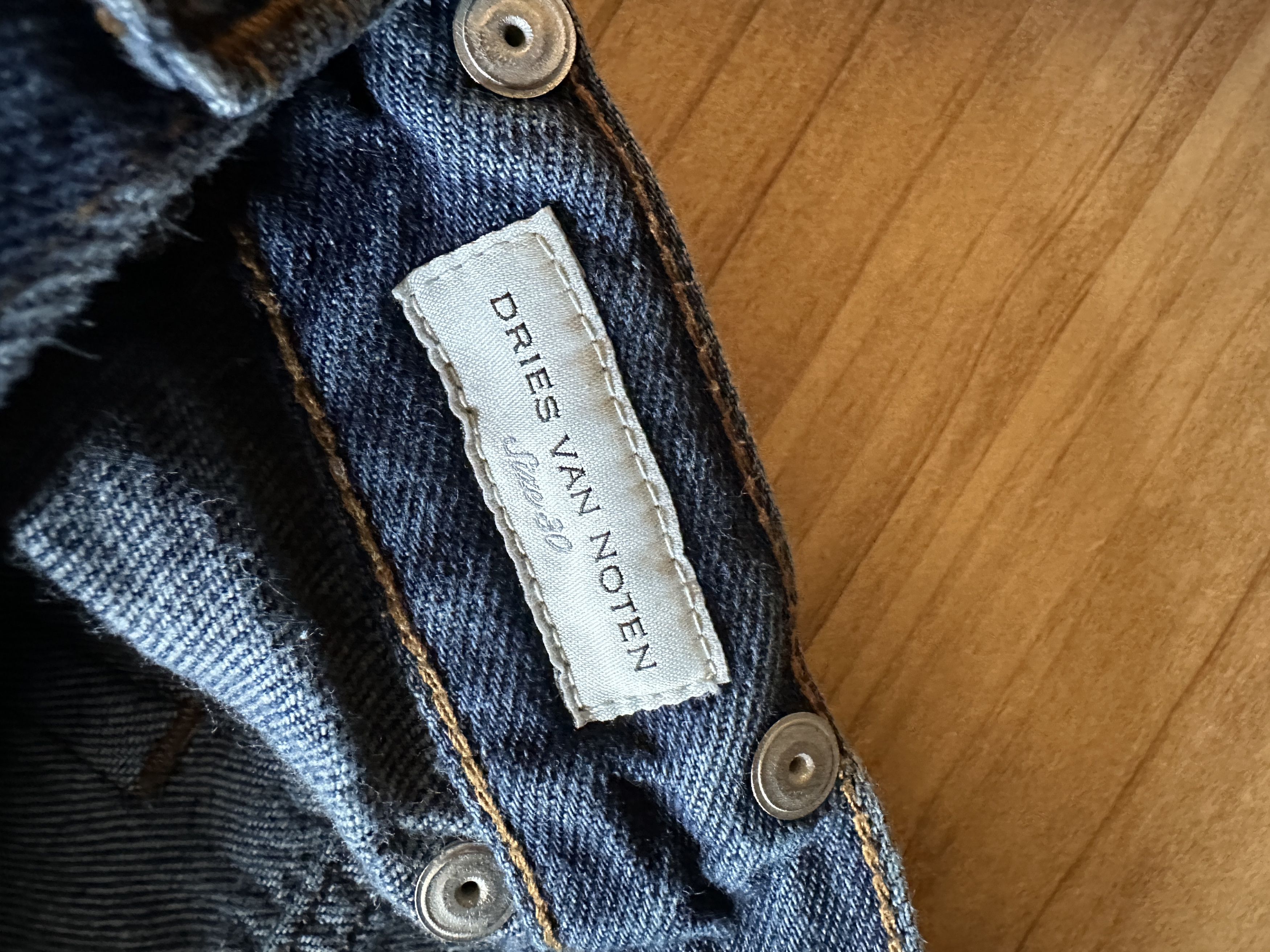 Dries Van Noten Dries Van Noten Straight Leg Jeans Size US 32 / EU 48 - 6 Thumbnail