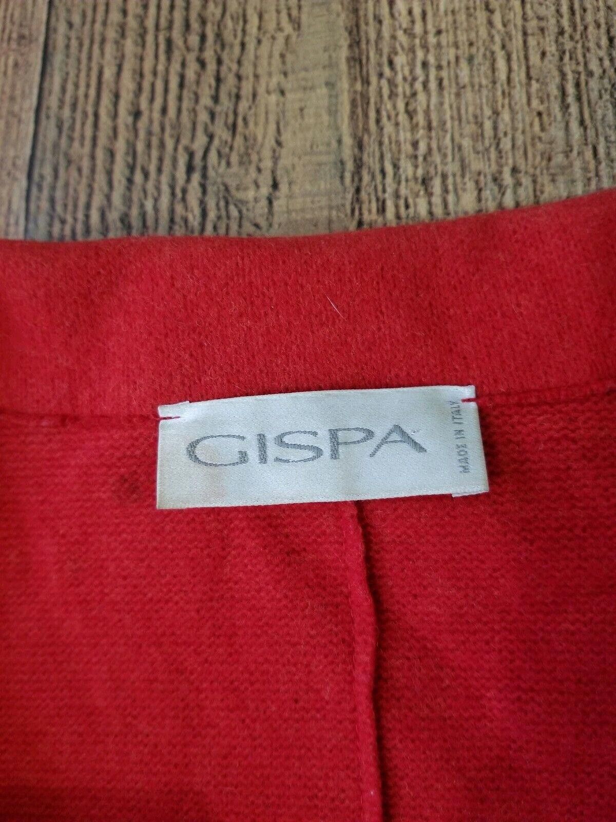Designer Gispa Virgin Wool Coat Sweater Extra Large Made In Italy Size L / US 10 / IT 46 - 2 Thumbnail