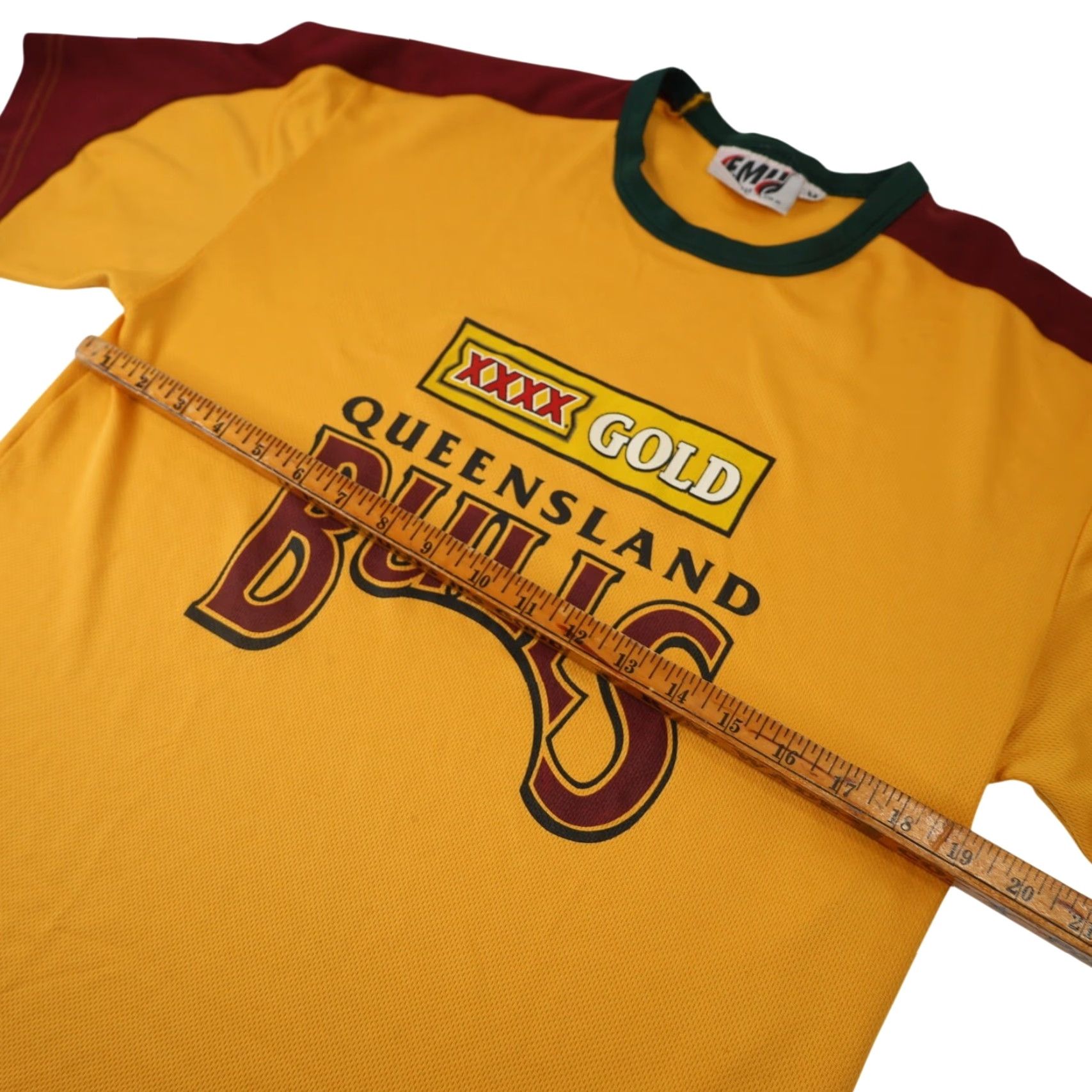 Vintage VINTAGE Queensland Bulls Cricket XXX Gold Nike Shirt Jersey? Size US M / EU 48-50 / 2 - 7 Thumbnail