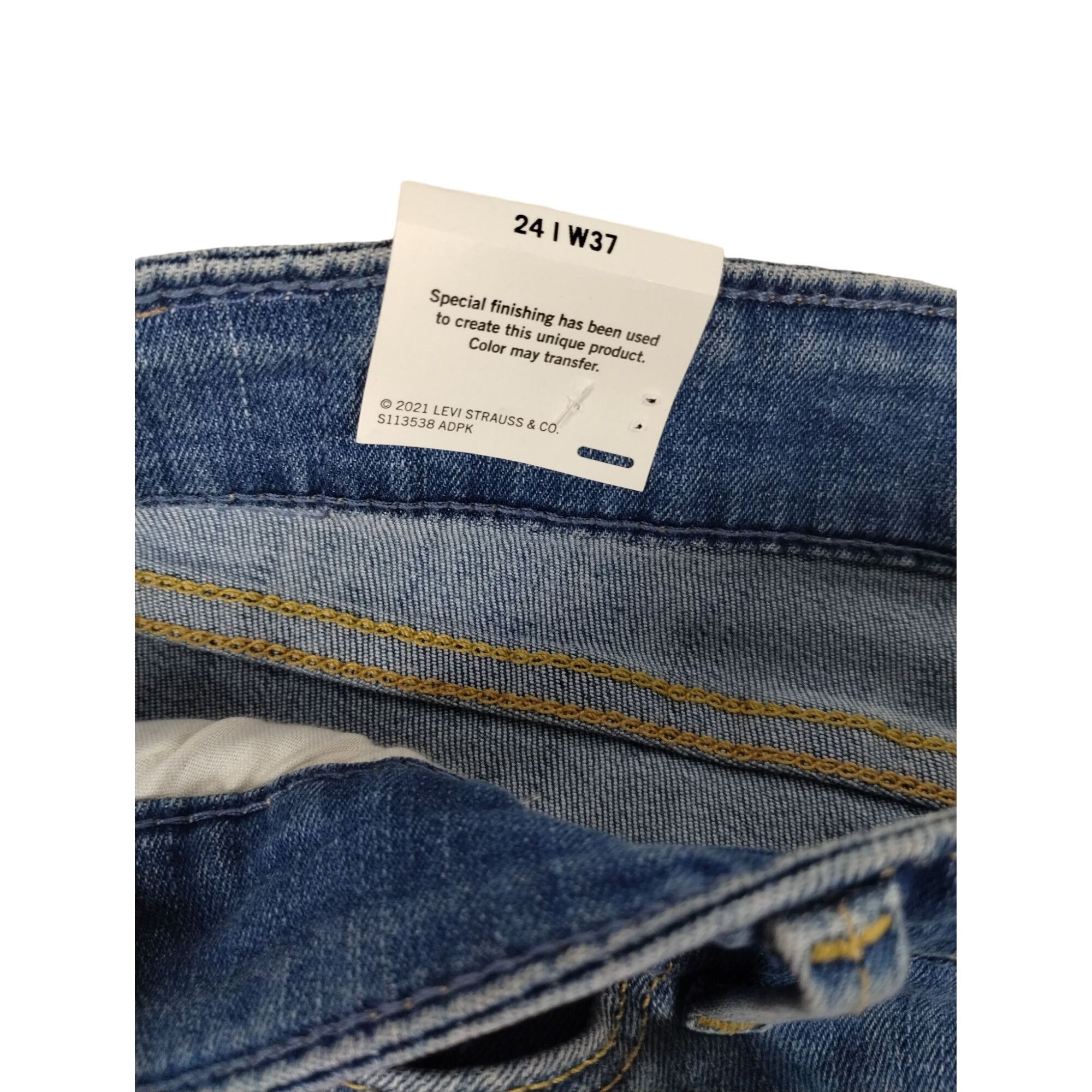 Levi's Levi Strauss Signature Gold Denim Mid Rise Shorts Womens 24 Size 24" / US 00 / IT 34 - 4 Thumbnail