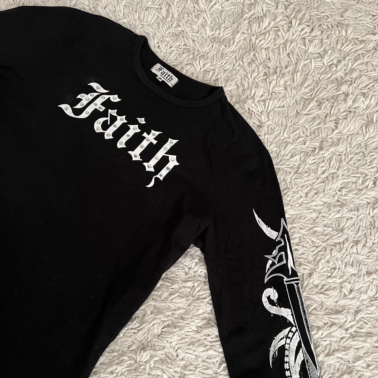 Faith Connexion FAITH CONNECTION T-shirt goth rock strass & imprimés Size US M / EU 48-50 / 2 - 3 Thumbnail