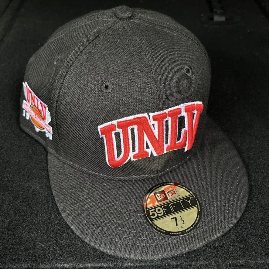 New Era UNLV Rebels Script 1990 NCAA Patch 59FIFTY Hat 7 1/2 Size ONE SIZE - 1 Thumbnail