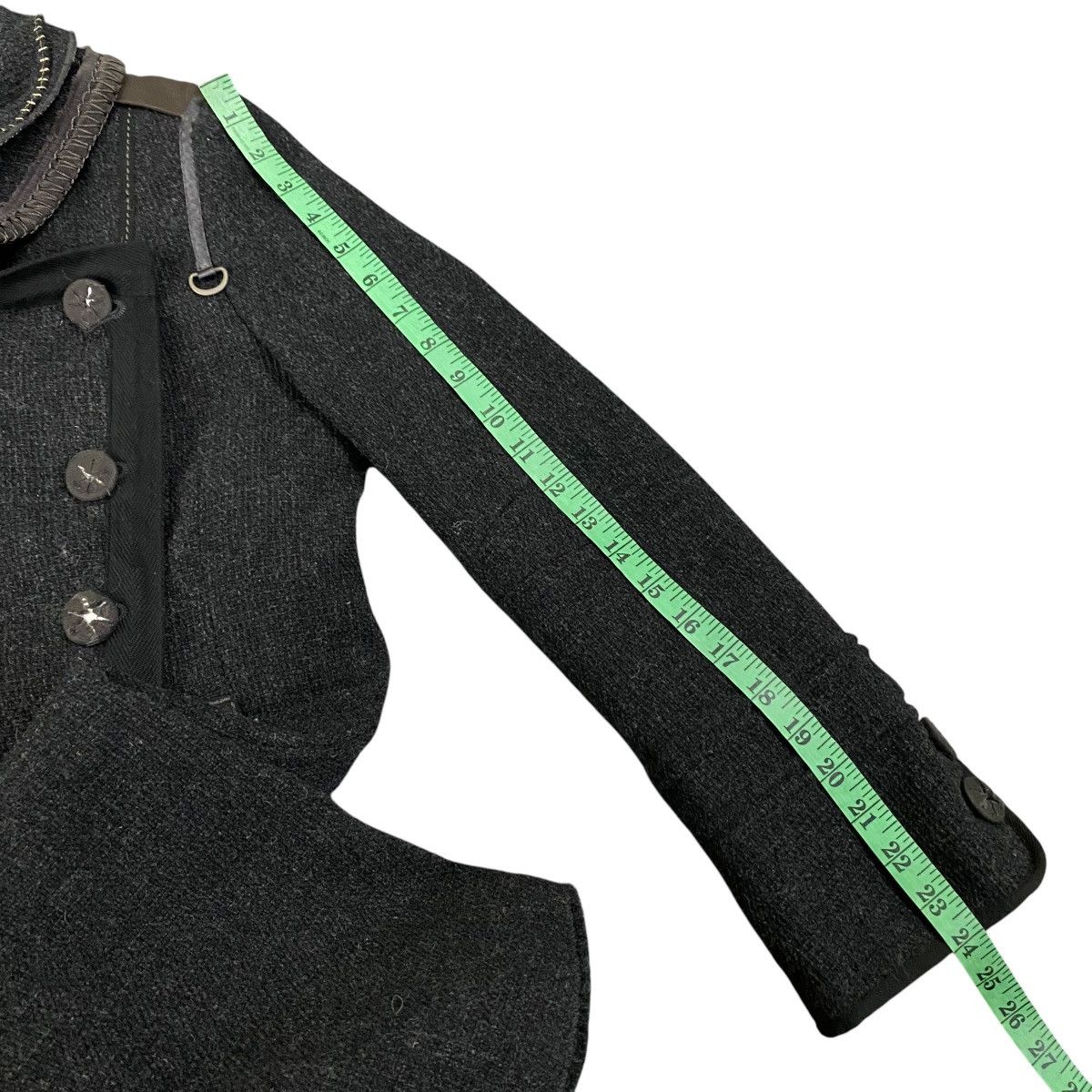 Marithe + Francois Girbaud × Vintage Vintage Marithe Francois Girbaud Wool Long Jacket S Size Size S / US 4 / IT 40 - 20 Thumbnail
