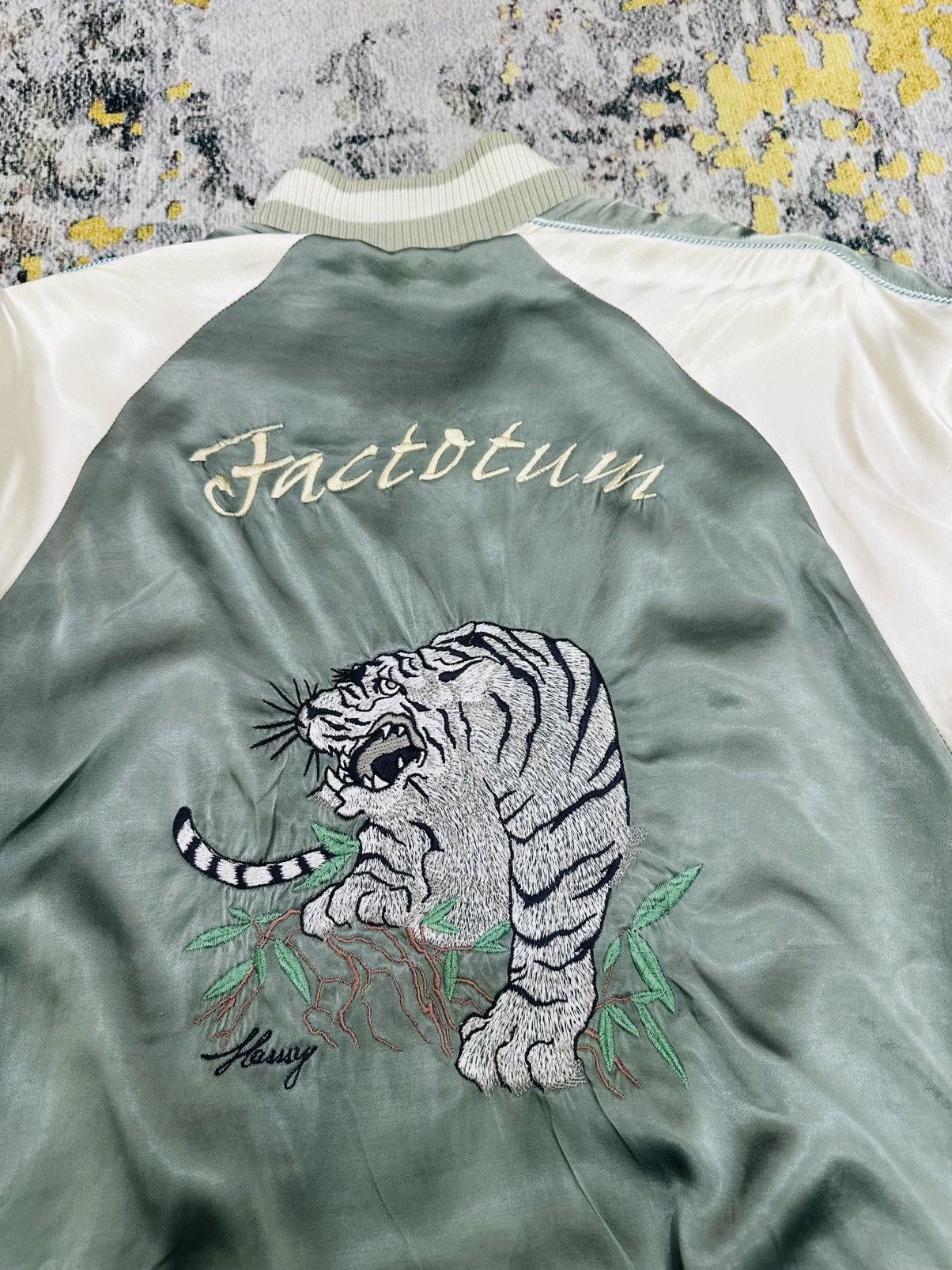 FACTOTUM Factotum Sukajan Japan Embroidery Logo Riri Zipper Size US S / EU 44-46 / 1 - 9 Thumbnail
