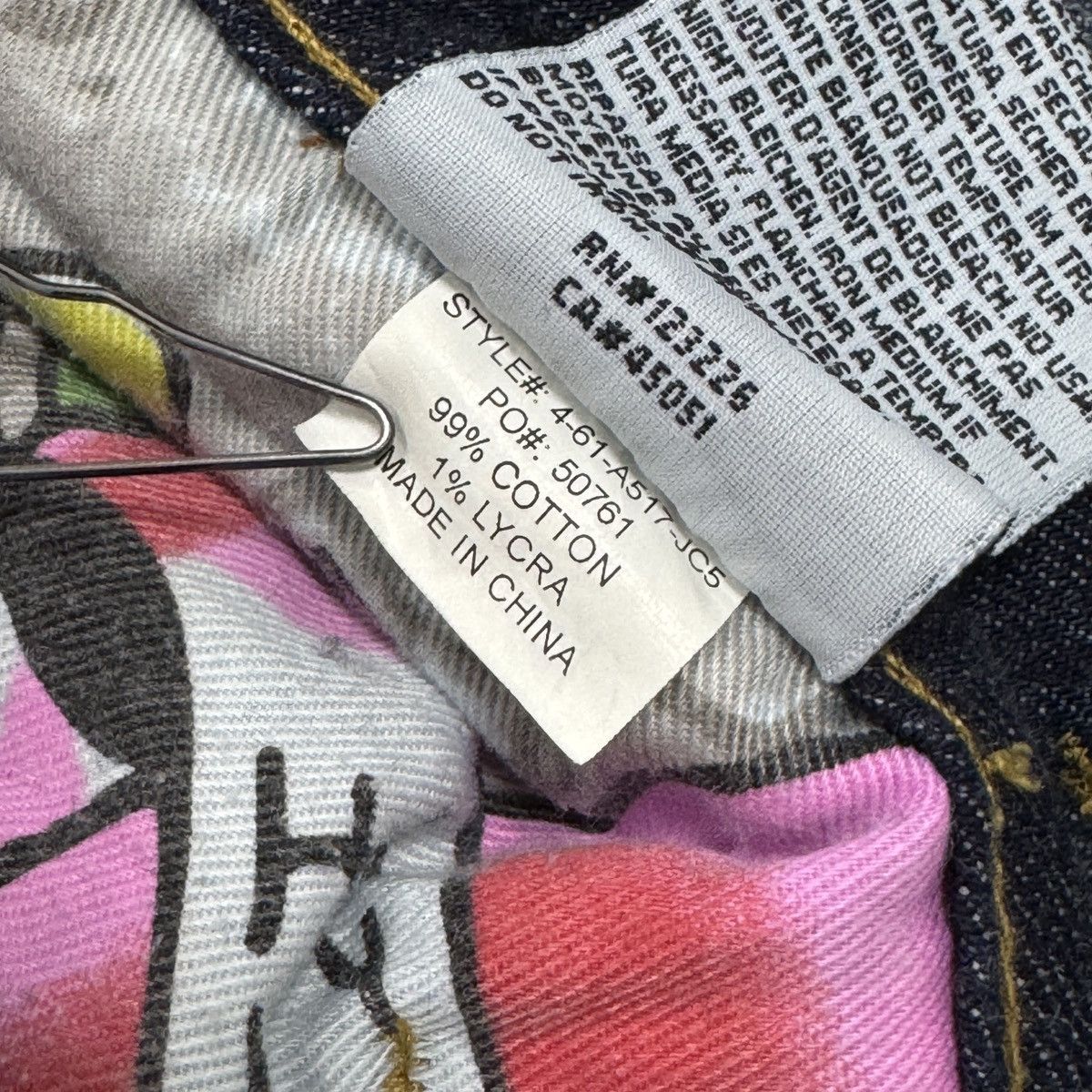 Christian Audigier × Ed Hardy Ed Hardy by Christian Audigier Tattoo Skull Y2K Jeans Size 34" / US 12 / IT 48 - 13 Thumbnail