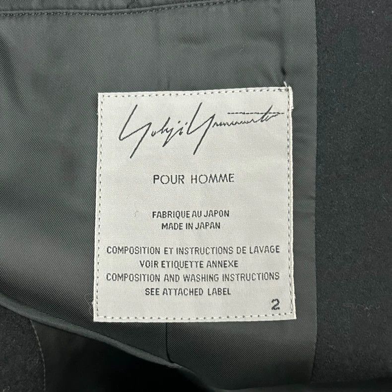 Yohji Yamamoto Yohji Yamamoto Yohji Yamamoto Black Fabric Sleeve Suit Jac Size US S / EU 44-46 / 1 - 6 Thumbnail