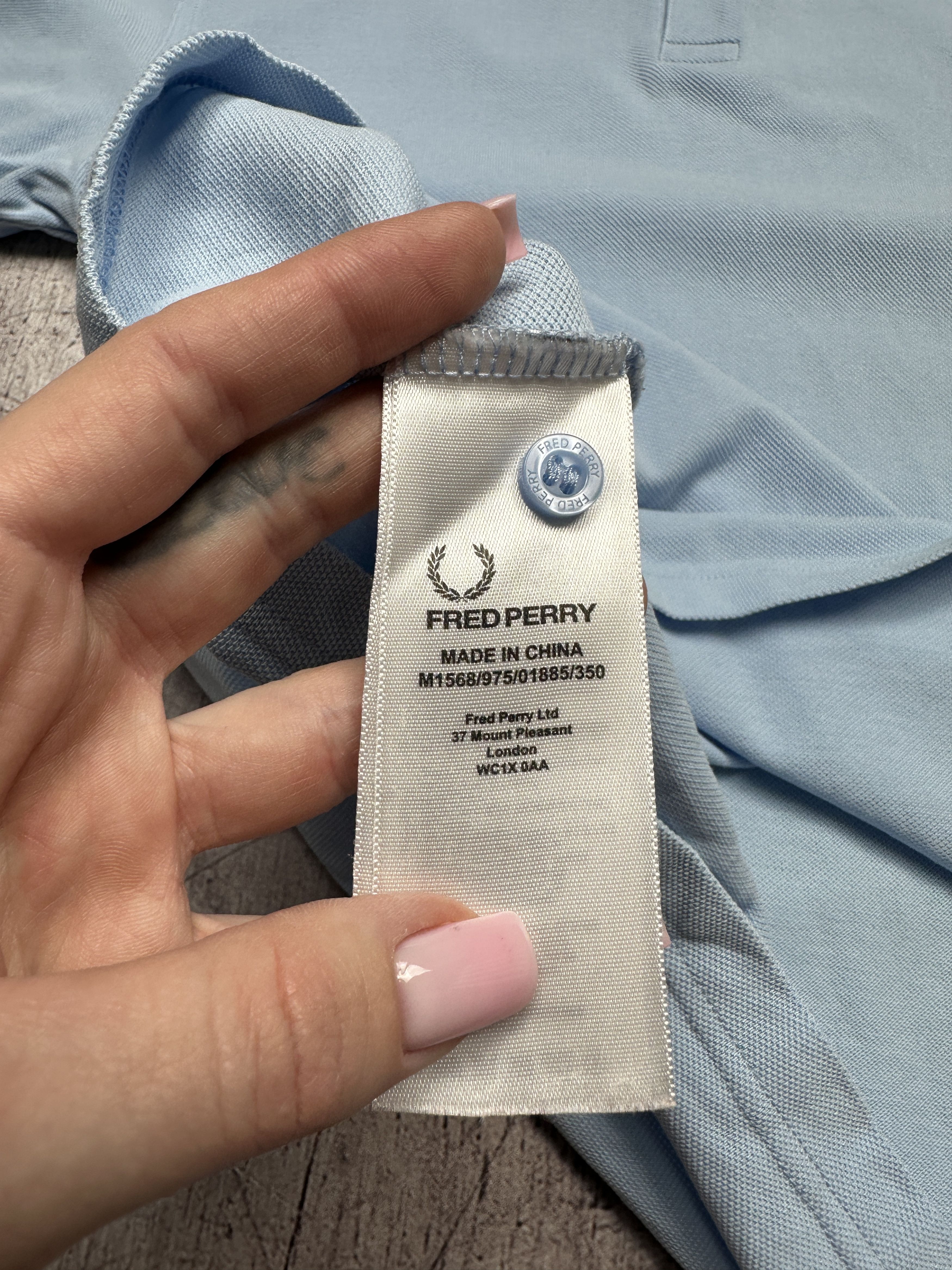 Fred Perry Fred Perry Mens Henley Polo Shirt Size US L / EU 52-54 / 3 - 6 Thumbnail