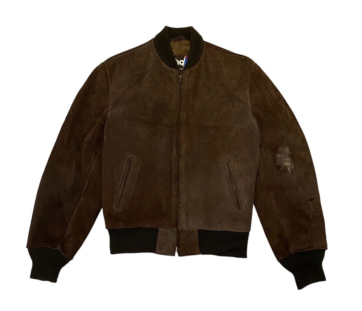 Schott Vintage Schott Suede Leather Bomber Jacket Size 38 | Grailed
