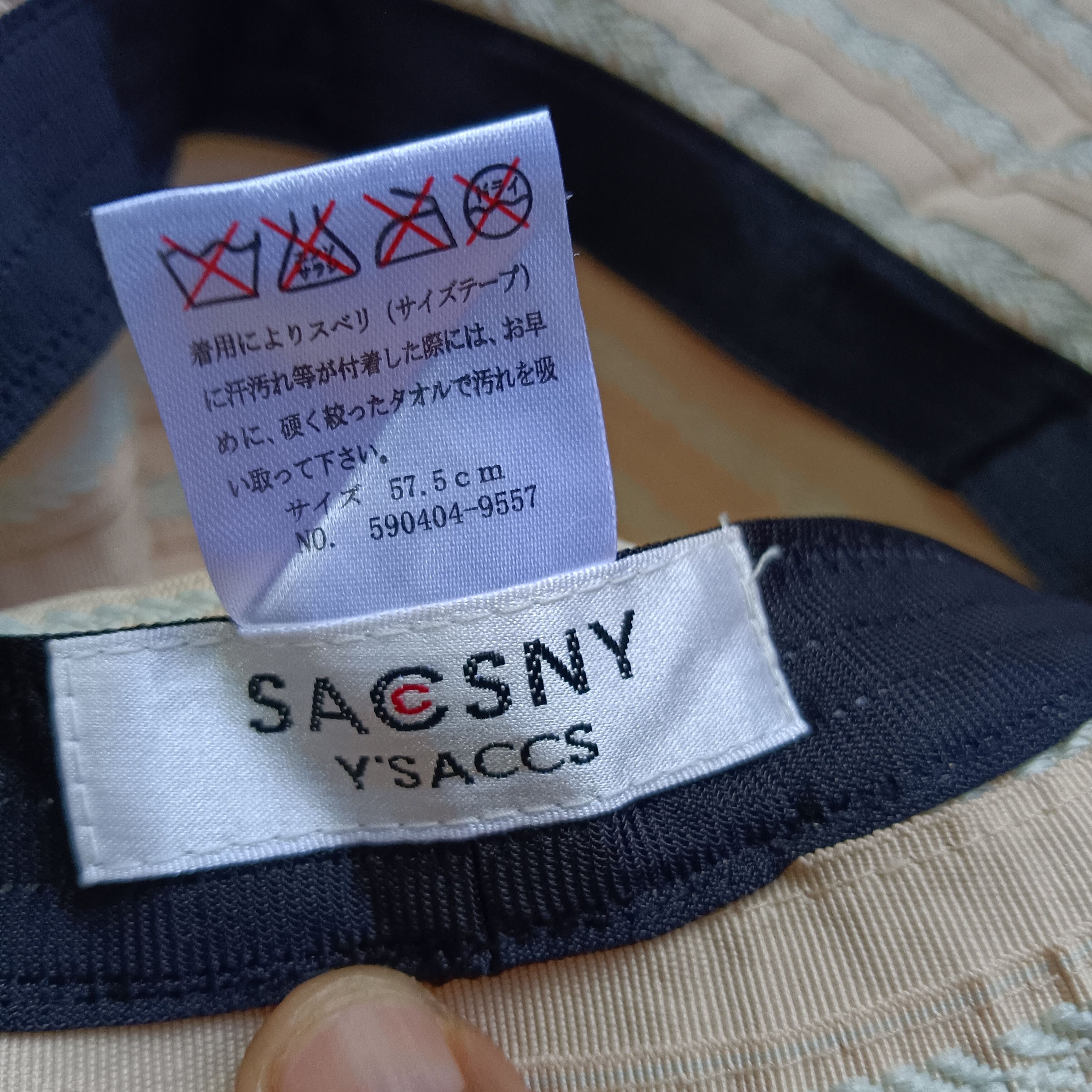 Japanese Brand × Vintage × Yohji Yamamoto 🔥 Hat SACCSNY Y'SACCS🔥 Size ONE SIZE - 5 Thumbnail