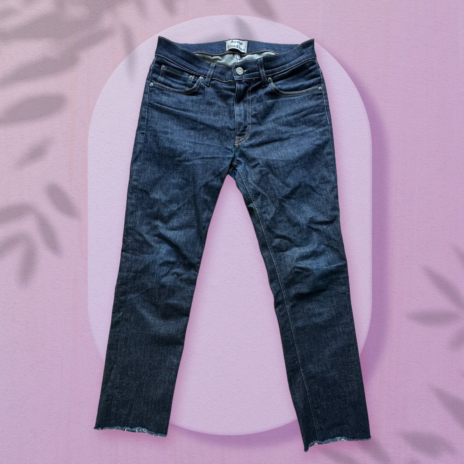 Acne Studios Acne Studios Ace Raw Gothic Jeans Men 31x28 open leg cut off Size US 31 - 3 Thumbnail