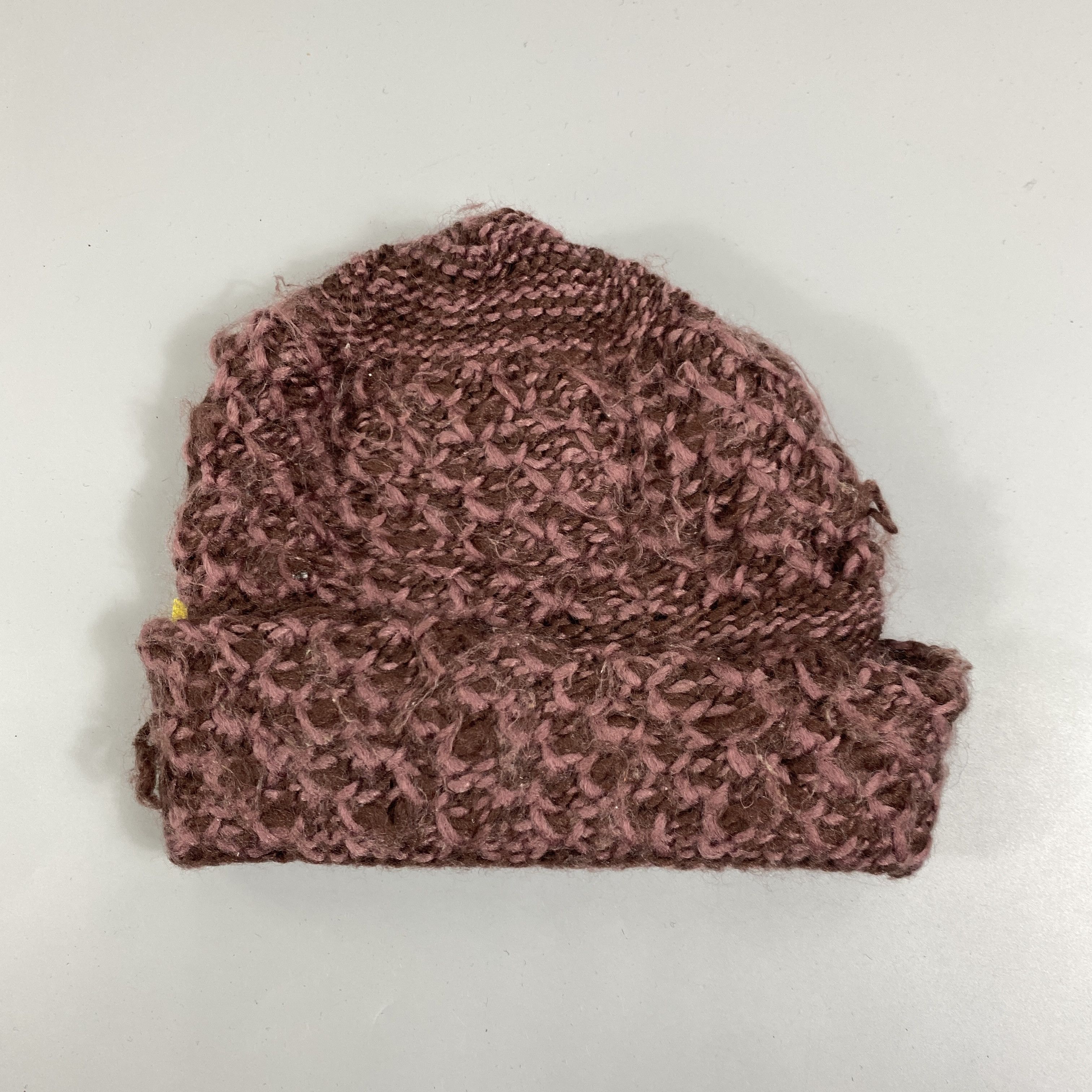 Japanese Brand Knit Snow Cap Beanie Hat With Small Flowers -BN1156 Size ONE SIZE - 7 Thumbnail