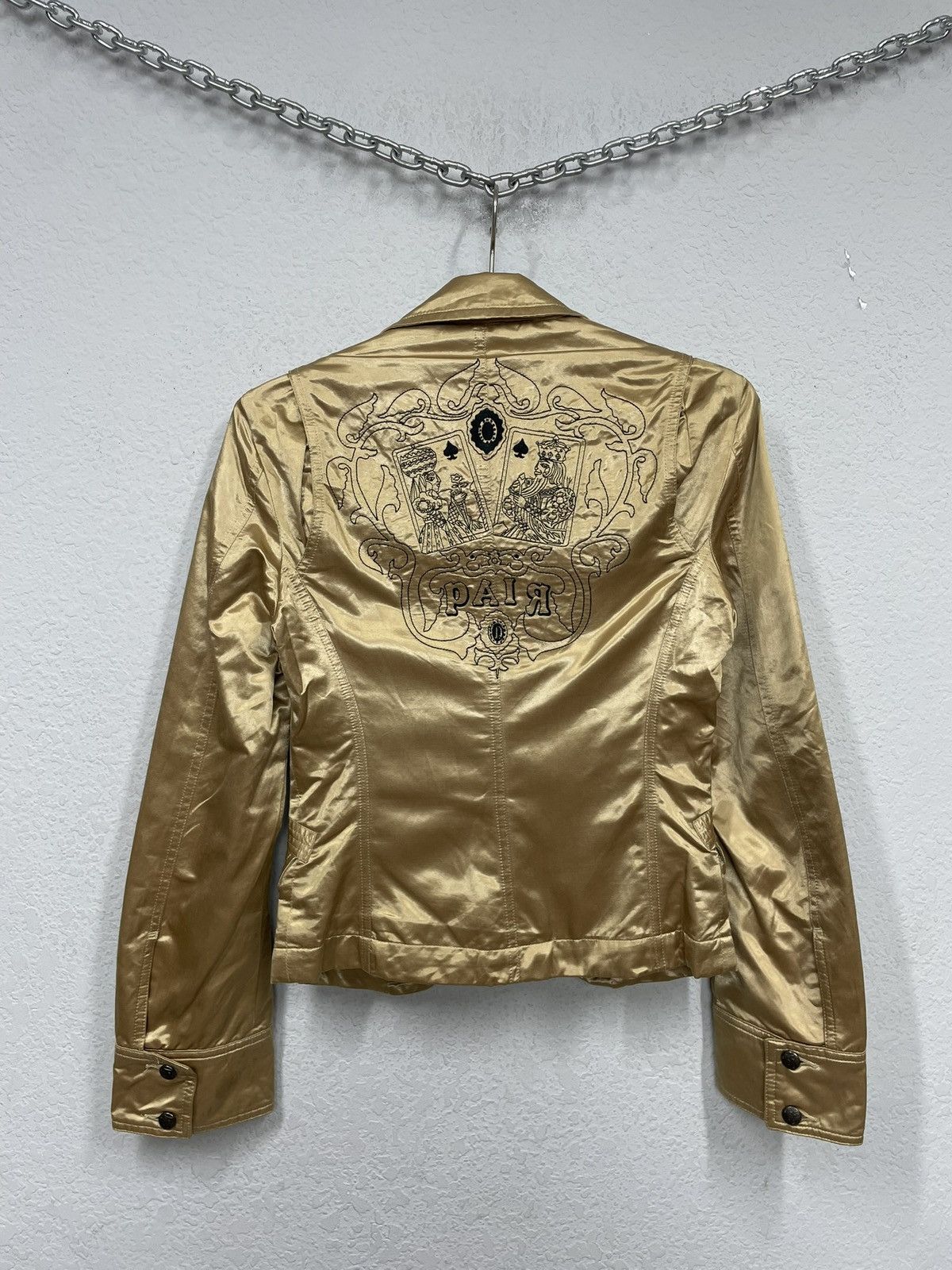 Diesel Retro Diesel front logo retro satin blazer jacket japanese Size M / US 6-8 / IT 42-44 - 8 Thumbnail