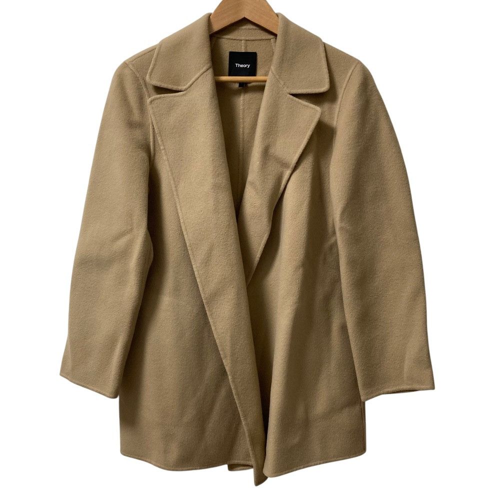 Theory Theory Theory NEW DIVIDE GC CLAIRENE Wool Cashmere Coat Textile Outerwear DUTY FREE for USA Size ONE SIZE - 1 Thumbnail