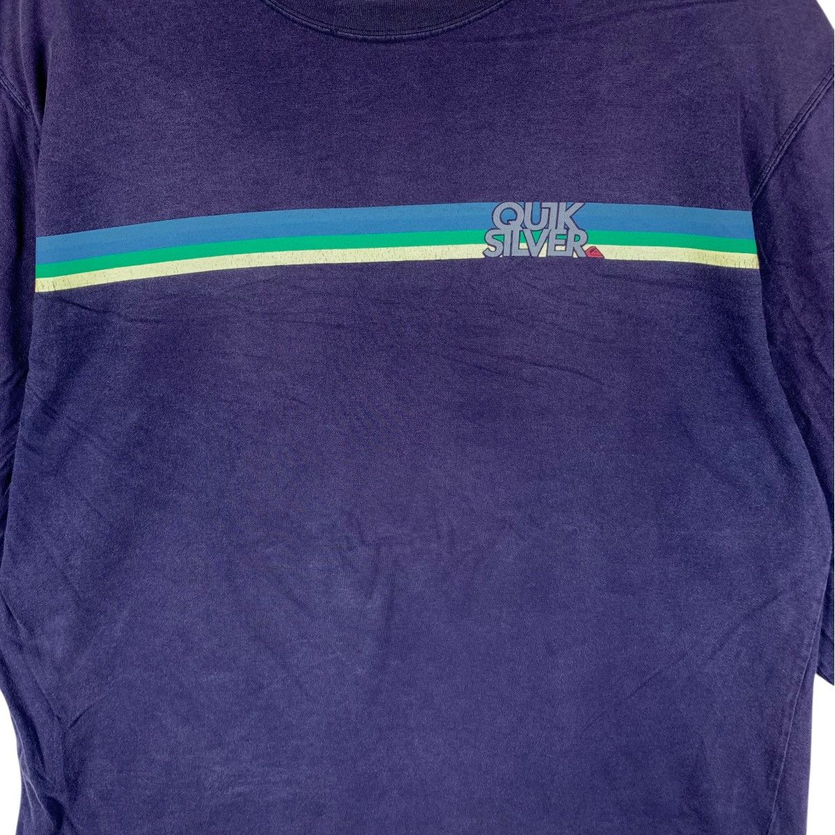 Quiksilver Vintage QUIKSILVER SURF Natural Sun Faded Tee Shirt Top Size US L / EU 52-54 / 3 - 3 Thumbnail