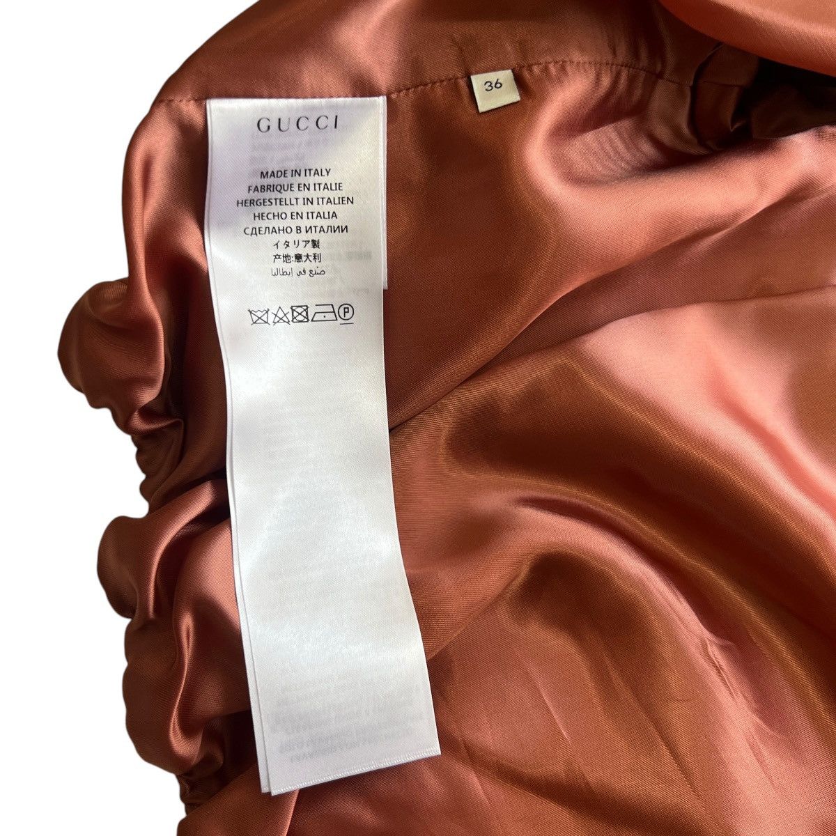 Gucci GUCCI 2017 Alessandro Michele GUCCIFICATION Silk Bomber Size XS / US 0-2 / IT 36-38 - 7 Thumbnail
