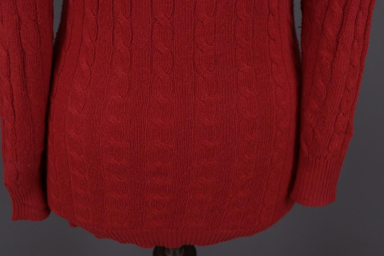 Lauren Ralph Lauren Lauren Ralph Lauren Red Wool Cashmere Cardigan Size XS Size XS / US 0-2 / IT 36-38 - 11 Thumbnail