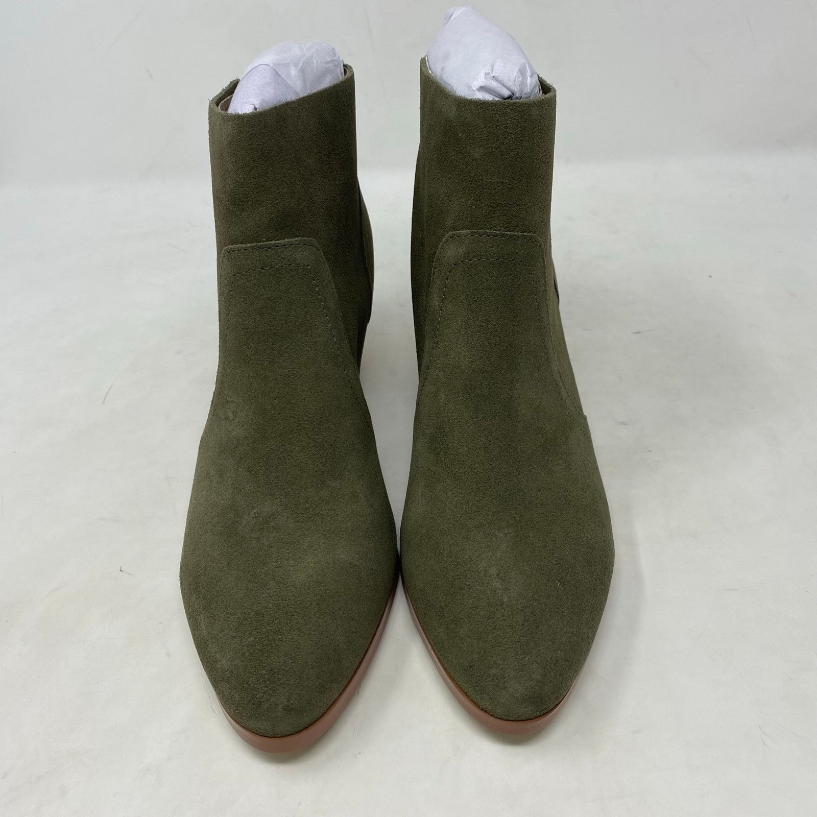 Other Violet & Red Cupid Suede Ankle Booties Womens Olive Size 8 Size US 8 / IT 38 - 3 Thumbnail