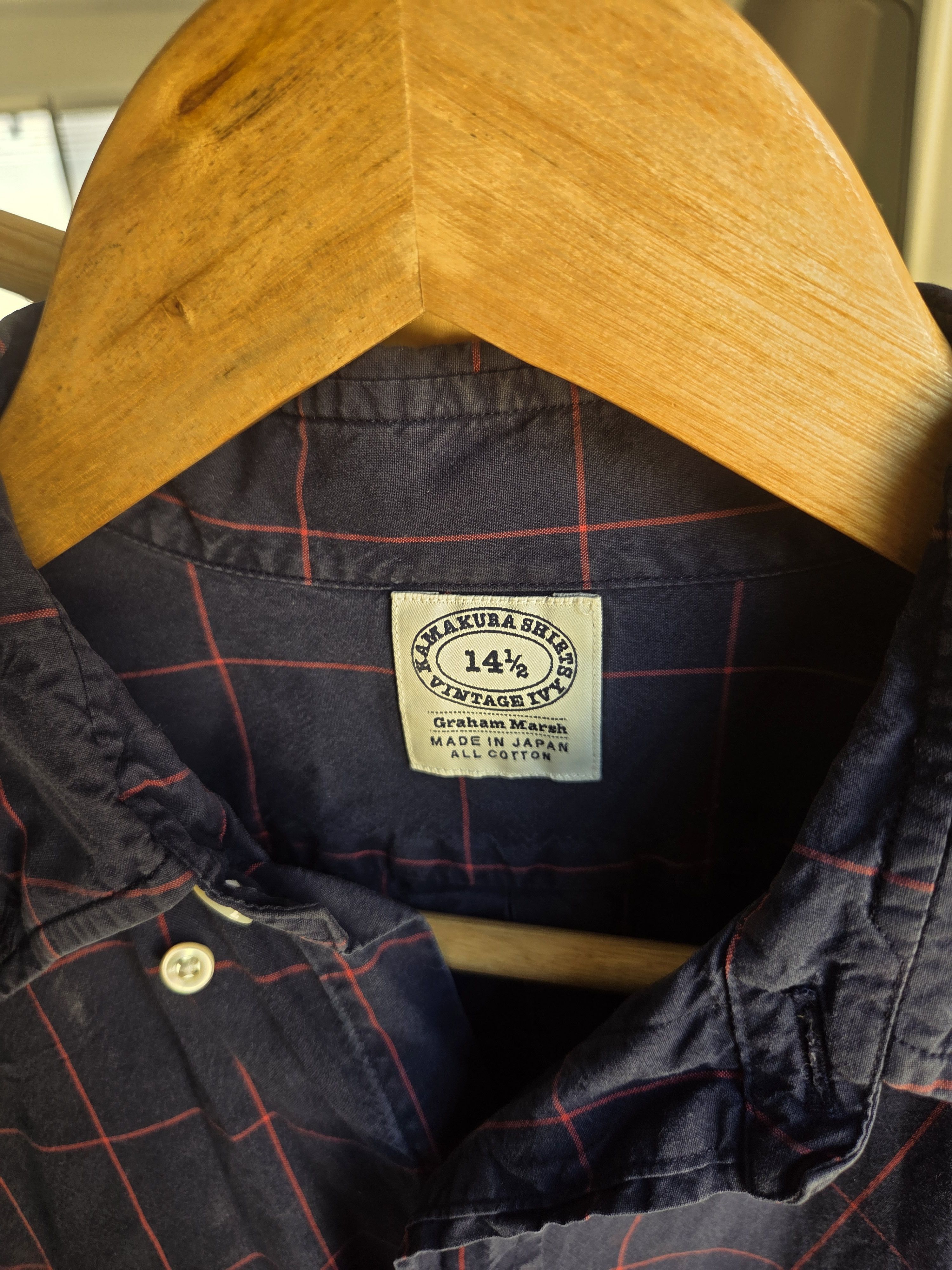 Kamakura Graham Marsh Vintage Ivy Shirt Size US S / EU 44-46 / 1 - 3 Thumbnail
