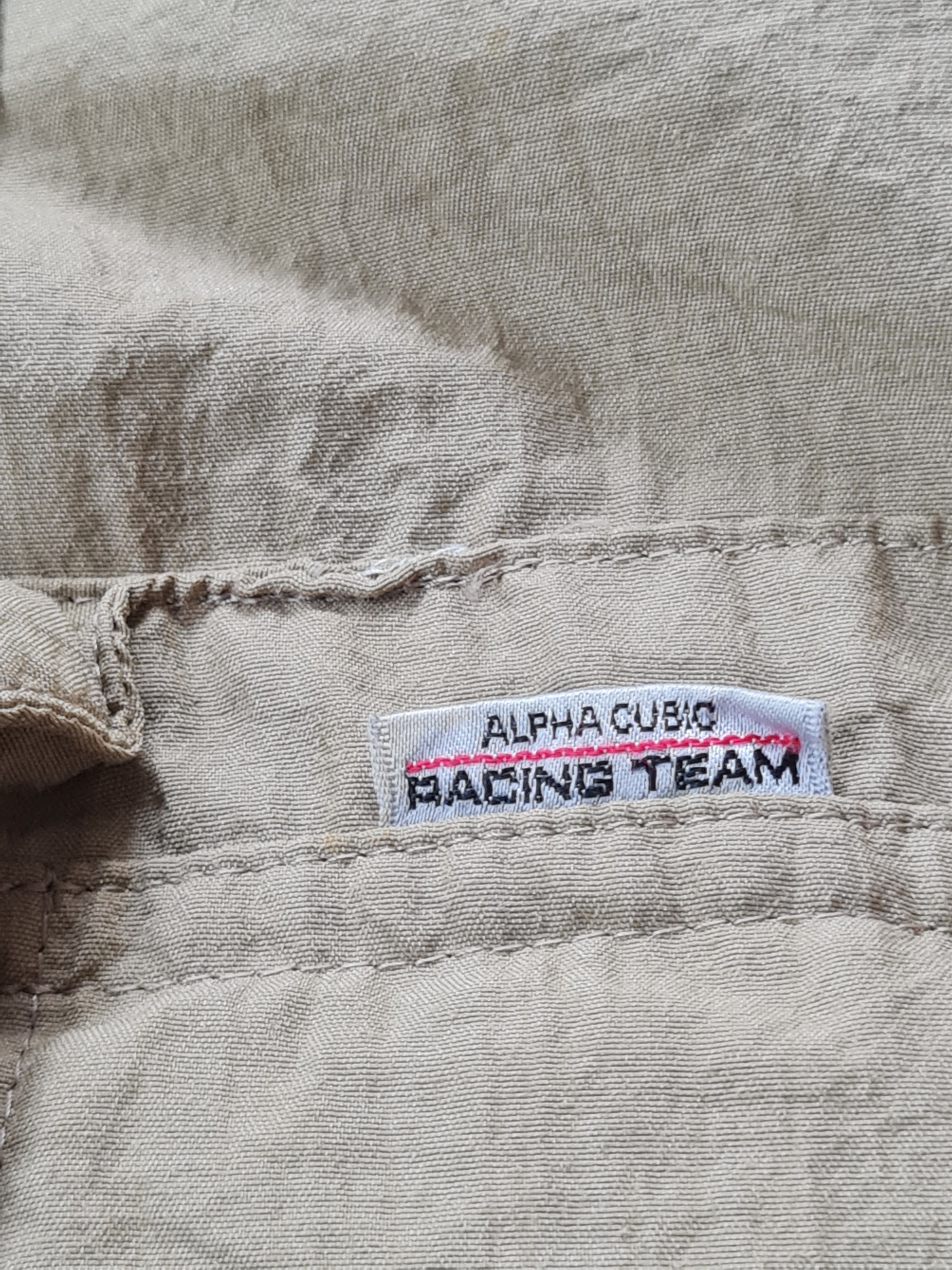 Vintage Vintage 80s Alpha Cubic Racing Team Bomber Jacket Size US L / EU 52-54 / 3 - 9 Thumbnail