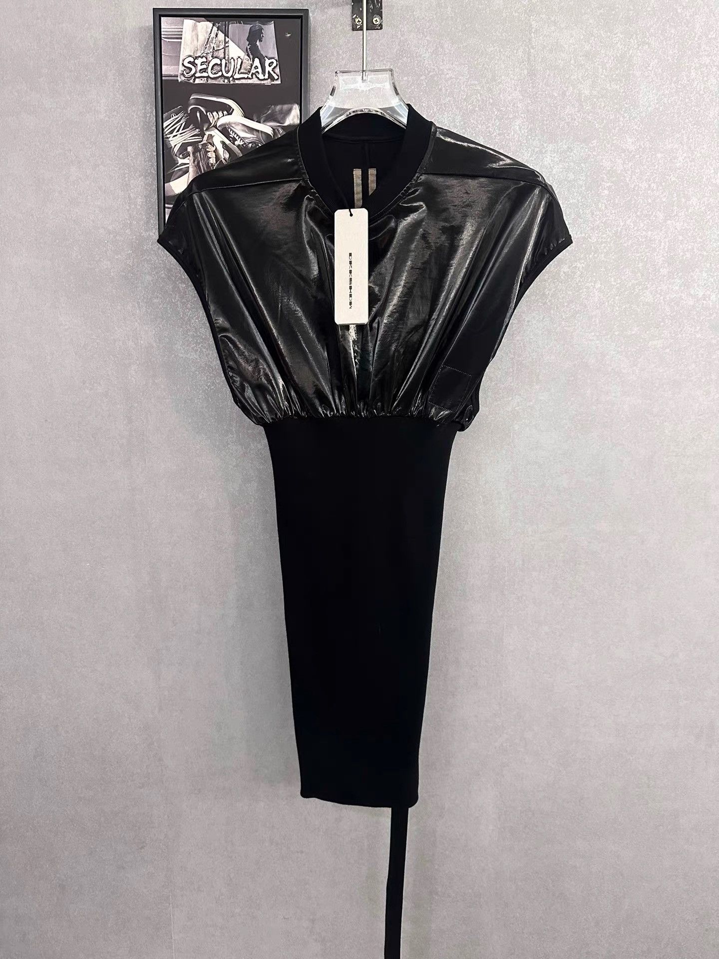 Rick Owens Rick Owens Women's Leather Dress K34 Size XS / US 0-2 / IT 36-38 - 1 Thumbnail
