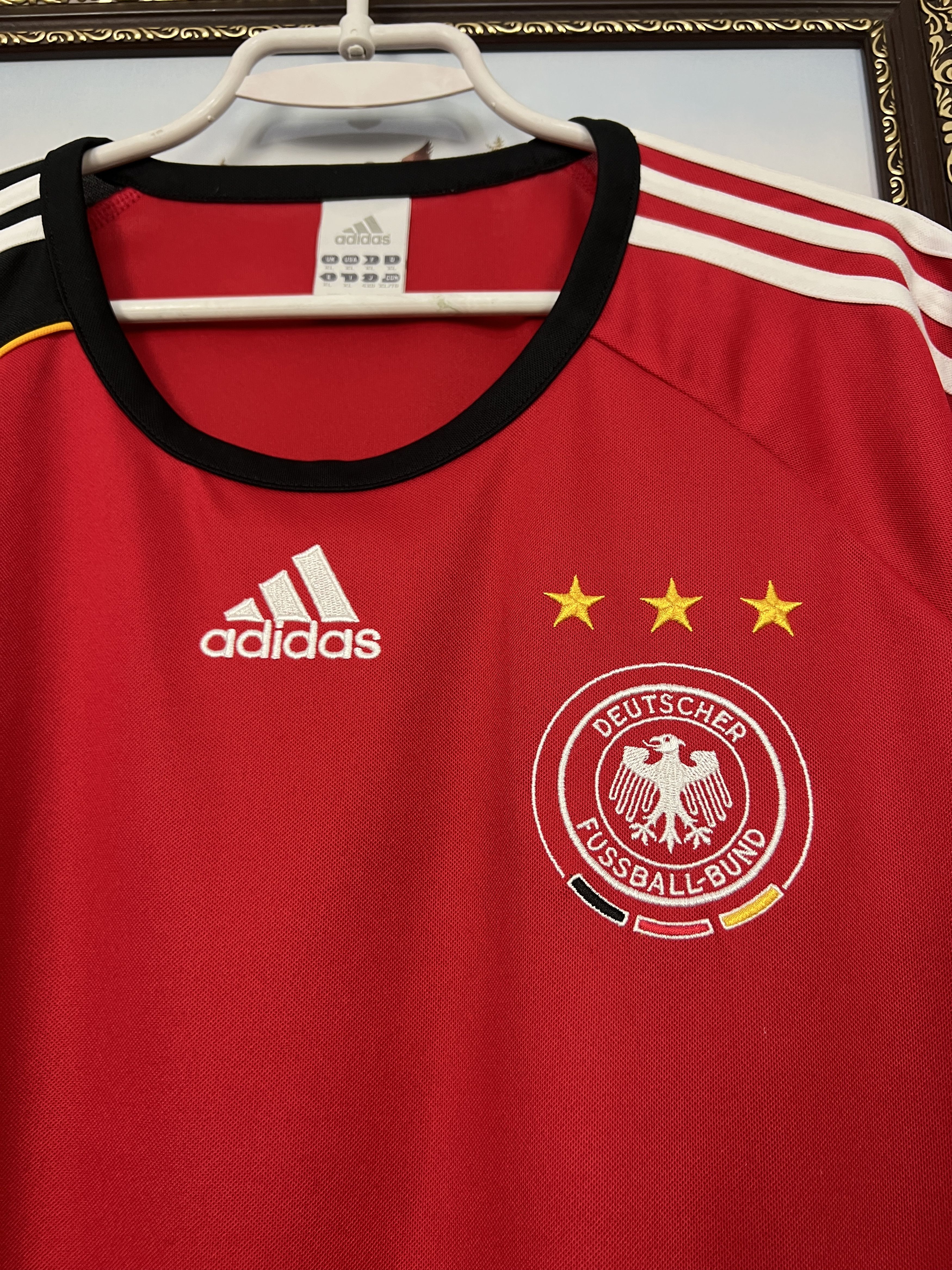 Adidas Germany Away football shirt 2005 Soccer Adidas Jersey Mens Size US XL / EU 56 / 4 - 3 Thumbnail