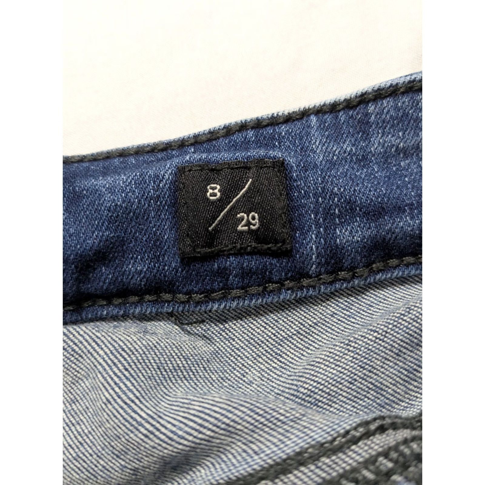 Lucky Brand LUCKY Lolita Skinny Ankle Jeans Floral Embroidered - Women 8 Stretch Denim Blue Size 8/29 Size 30" / US 8 / IT 44 - 6 Thumbnail