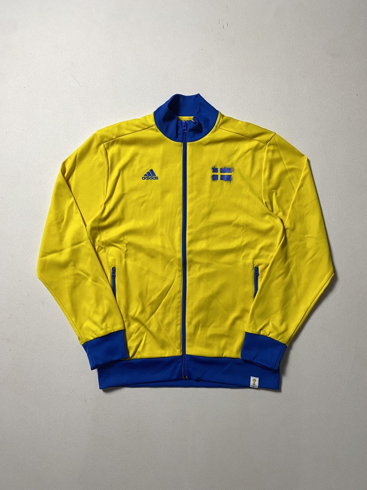 Adidas Vintage Adidas Sweden National Team Track Top Jacket Size US M / EU 48-50 / 2 - 1 Thumbnail