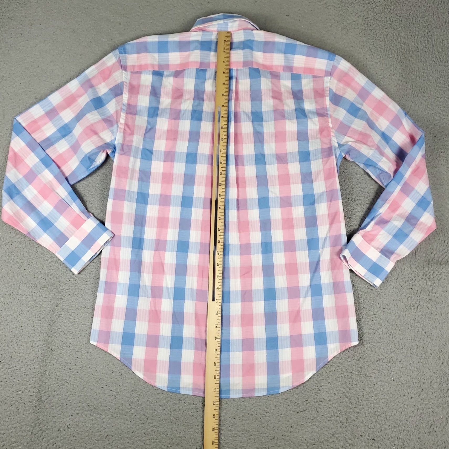 Vineyard Vines Vineyard Vines Shirt Mens M Pink Blue Plaid Classic Fit Button Up Size US M / EU 48-50 / 2 - 3 Thumbnail