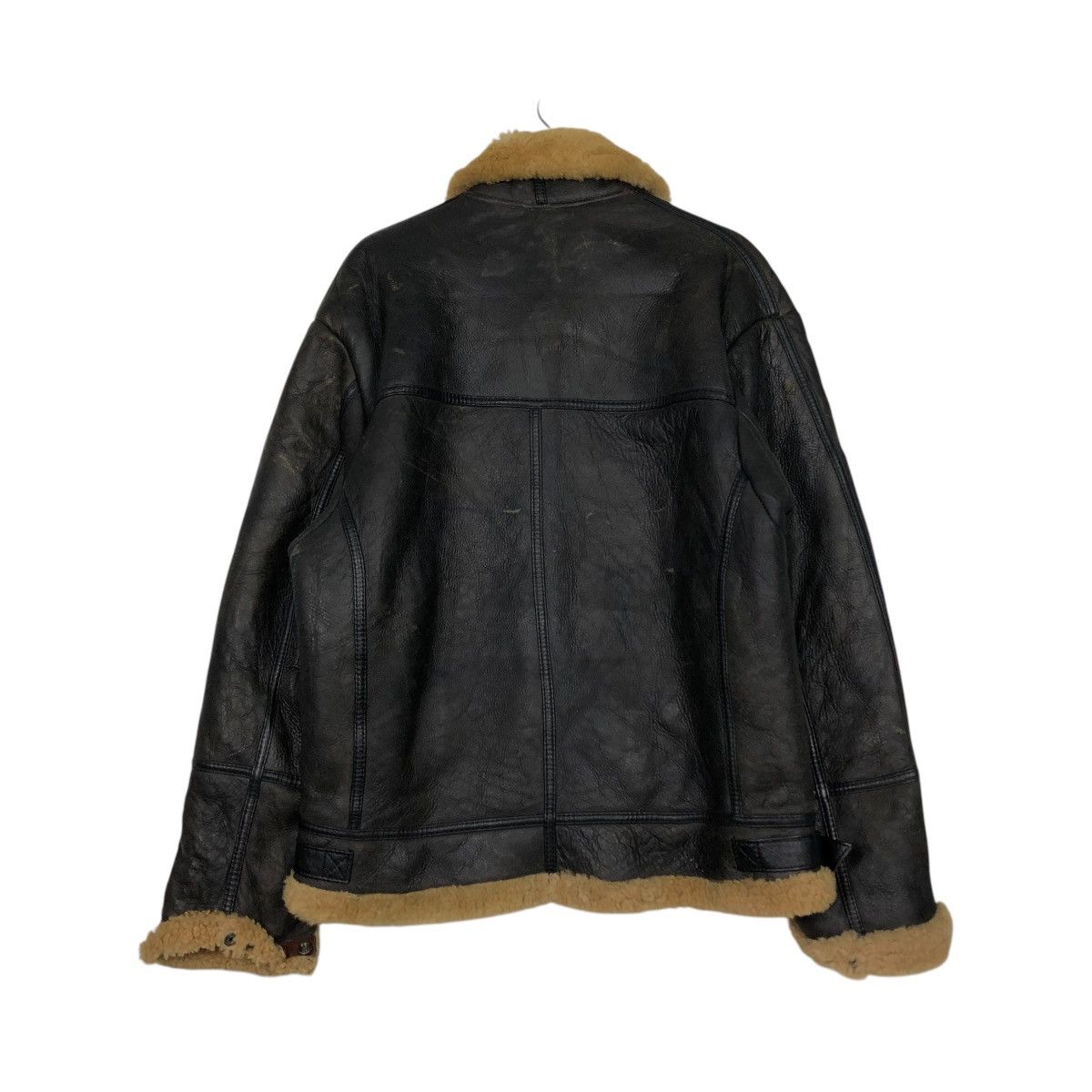 Canterbury of New Zealand 🔥VINTAGE GENUINE LEATHER JACKET SHEARLING CANTERBURY Size US M / EU 48-50 / 2 - 10 Thumbnail